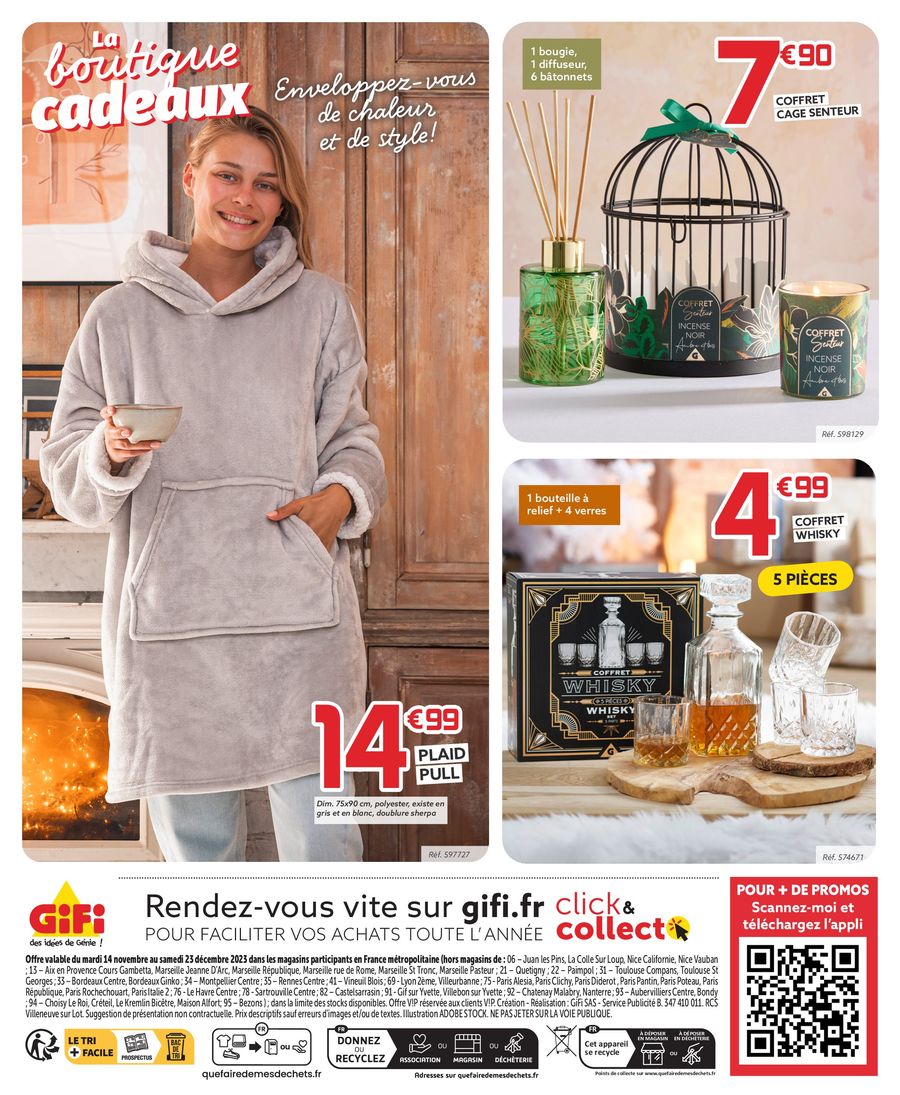 Catalogue GiFi 14 Novembre – 23 Décembre 2023 Page 40
