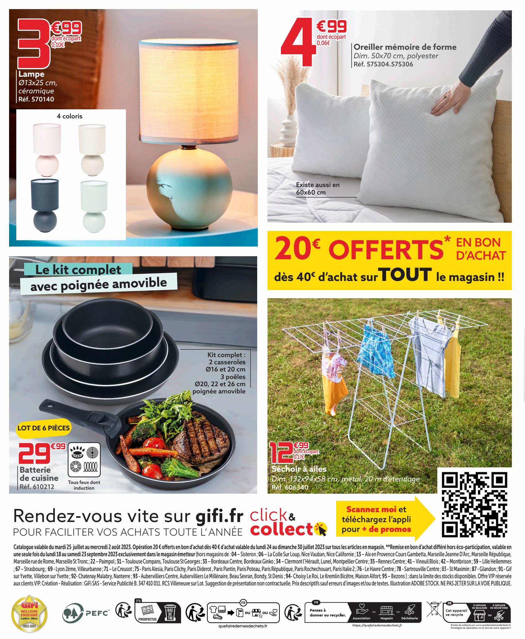 Catalogue GiFi 25 Juillet – 6 Août 2023 Page 16