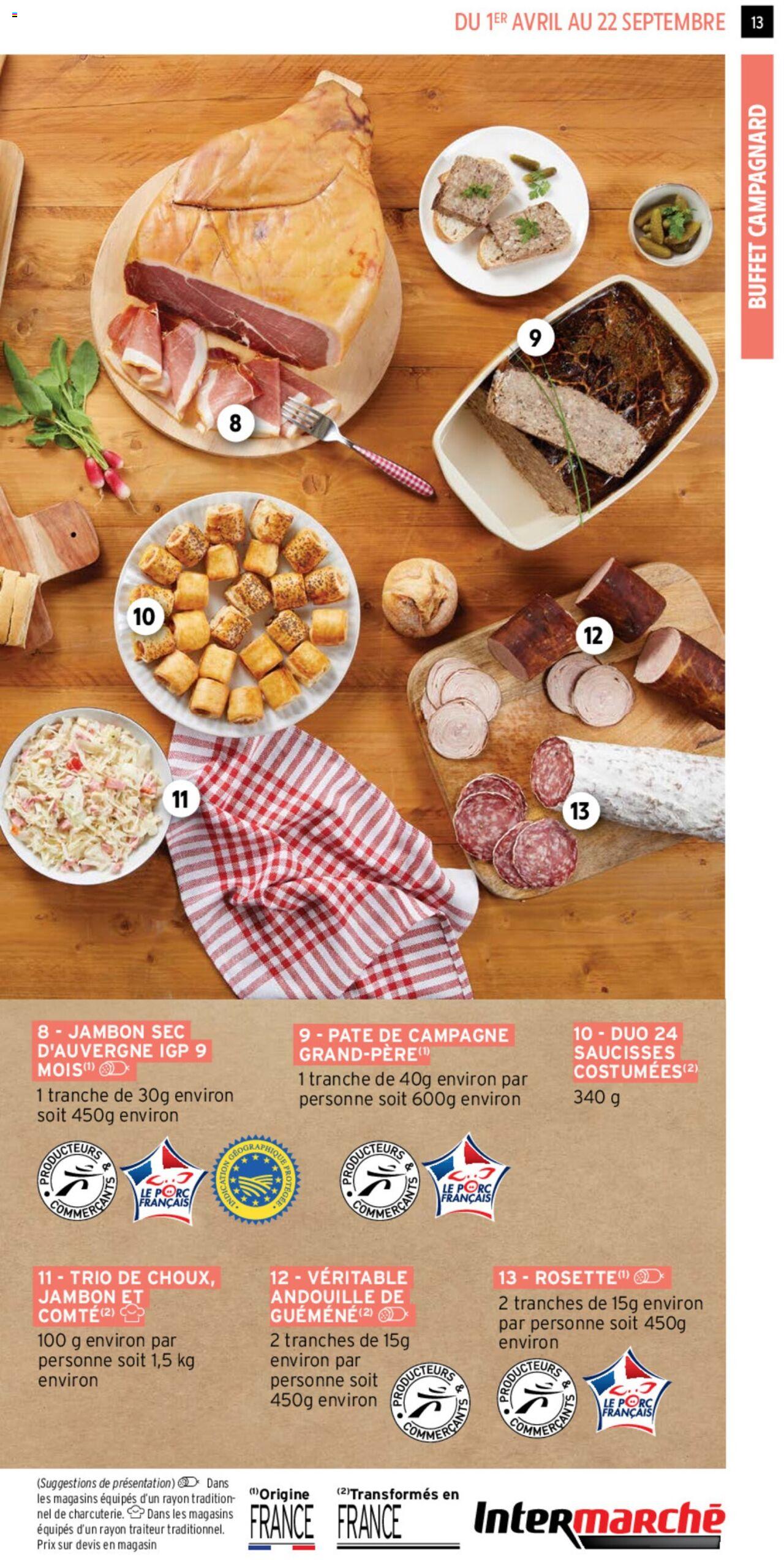 Catalogue Intermarché 1 Avr – 22 Sep 2024 Page 13