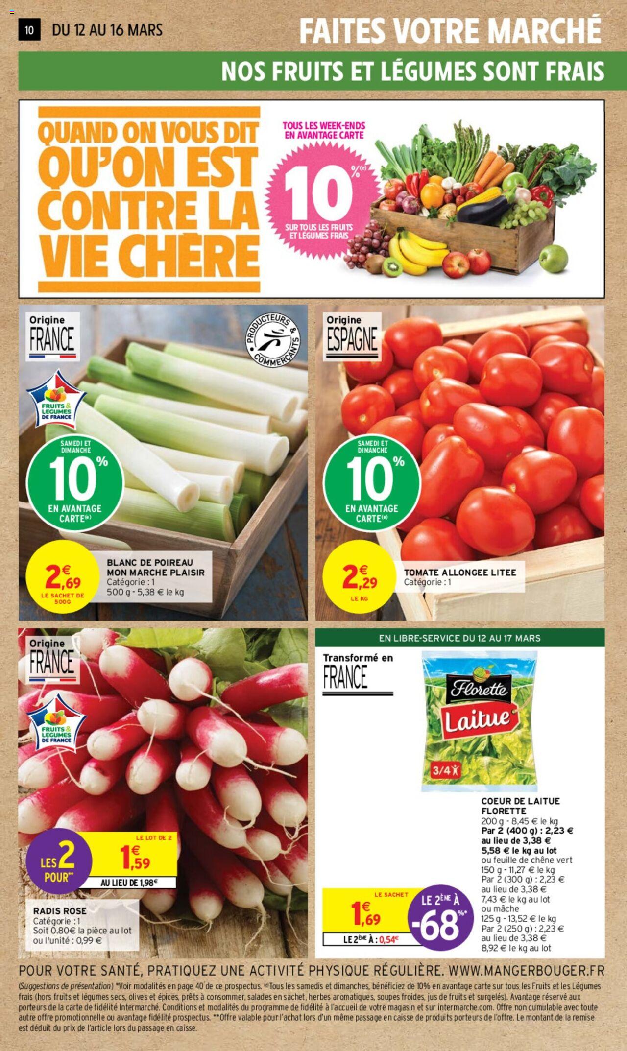 Catalogue Intermarché 12 – 17 Mars 2024 Page 10