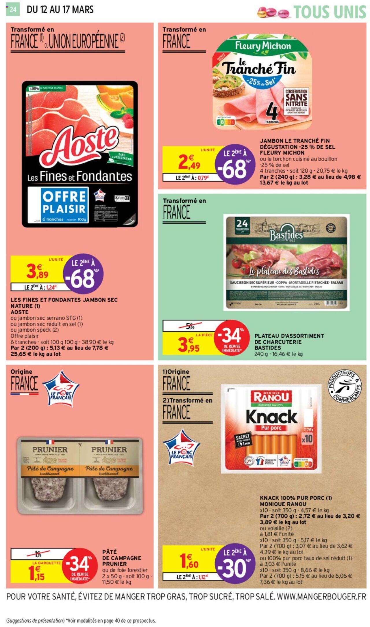 Catalogue Intermarché 12 – 17 Mars 2024 Page 24