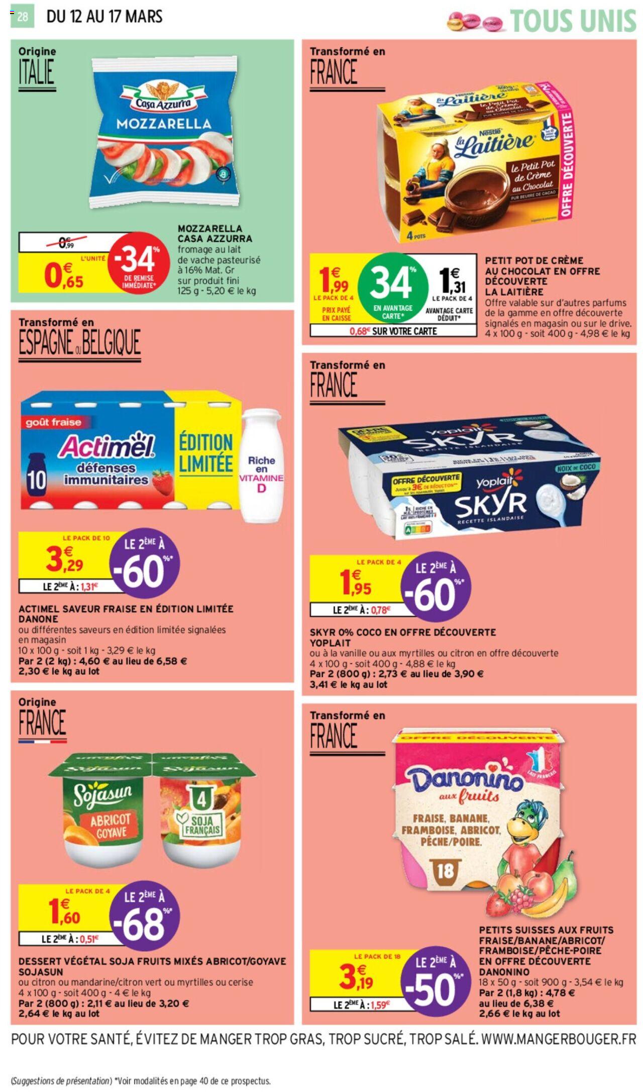 Catalogue Intermarché 12 – 17 Mars 2024 Page 28