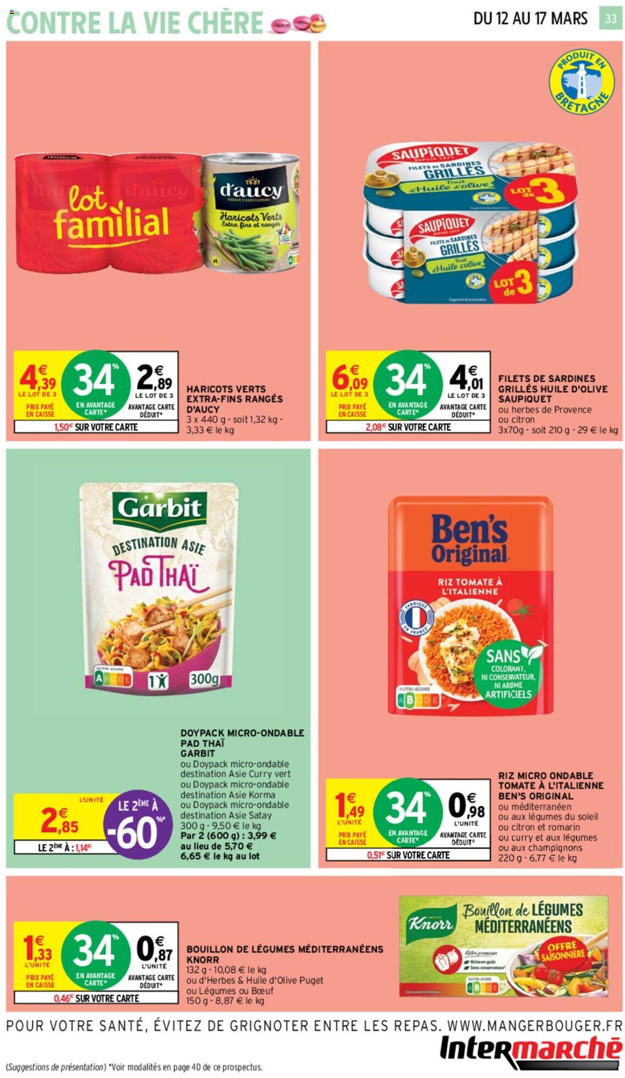 Catalogue Intermarché 12 – 17 Mars 2024 Page 33