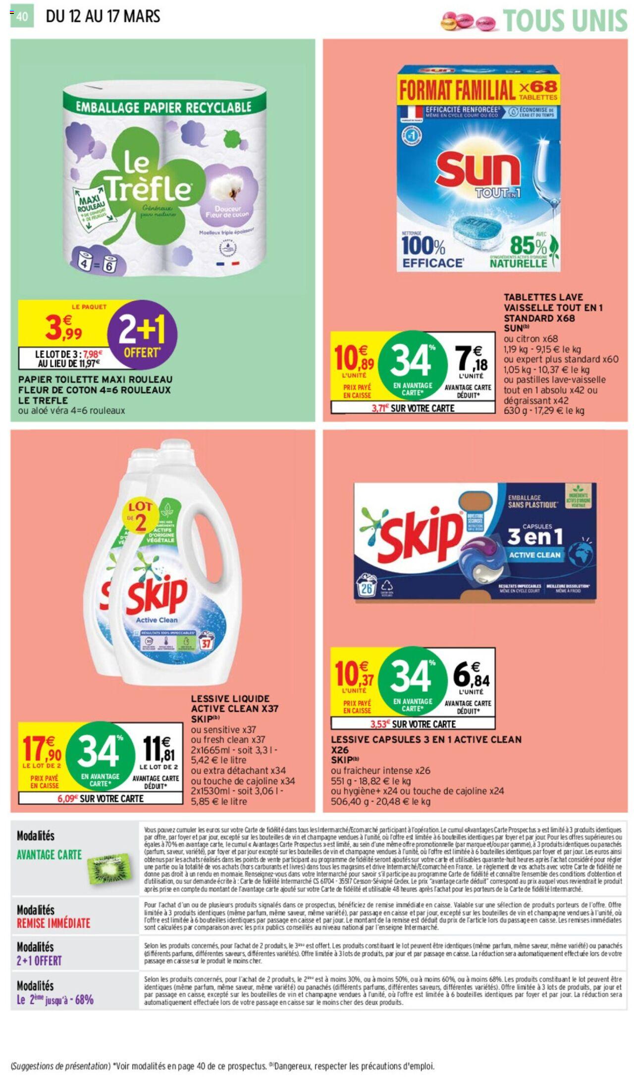 Catalogue Intermarché 12 – 17 Mars 2024 Page 40