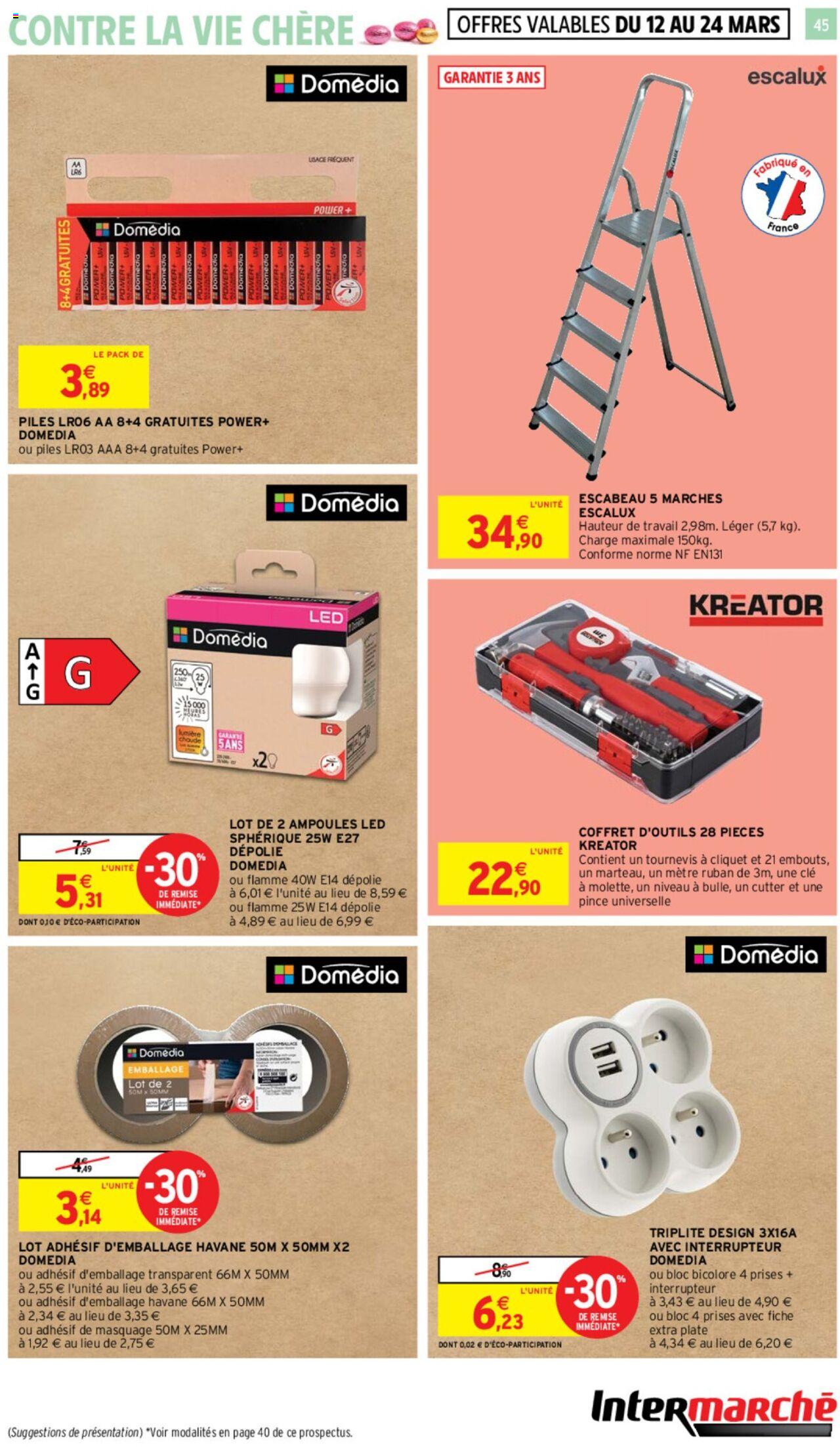 Catalogue Intermarché 12 – 17 Mars 2024 Page 45