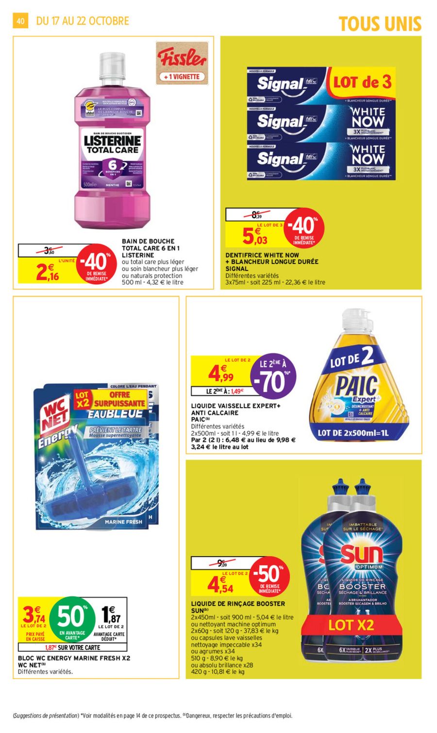 Catalogue Intermarché 17 – 22 Octobre 2023 Page 34