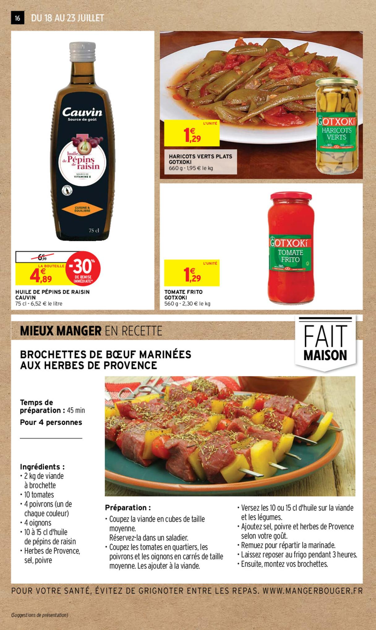 Catalogue Intermarché 18 – 23 Juillet 2023 Page 16