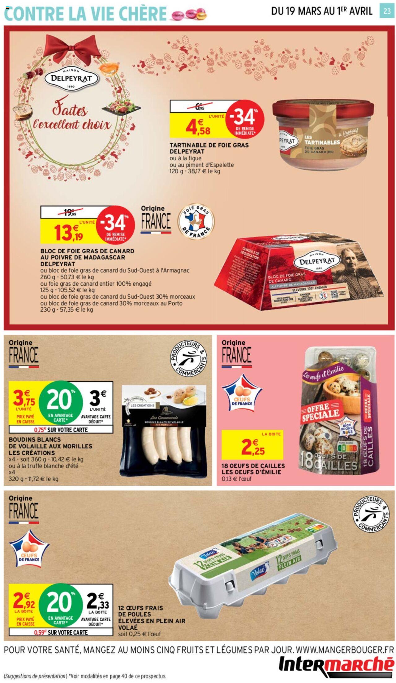 Catalogue Intermarché 19 Mar – 1 Avr 2024 Page 23