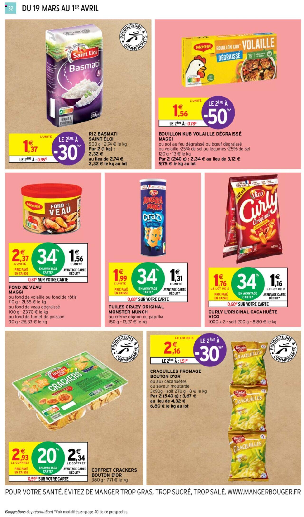 Catalogue Intermarché 19 Mar – 1 Avr 2024 Page 32