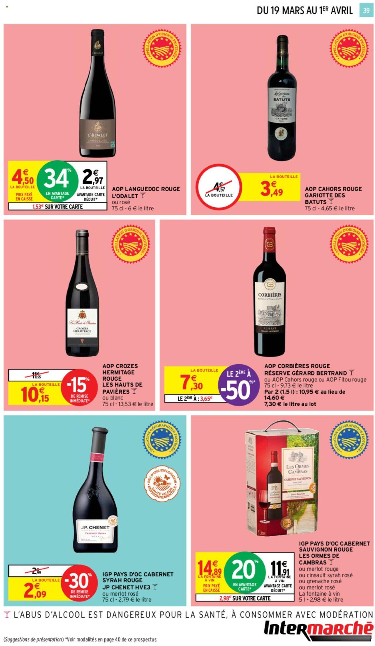 Catalogue Intermarché 19 Mar – 1 Avr 2024 Page 39