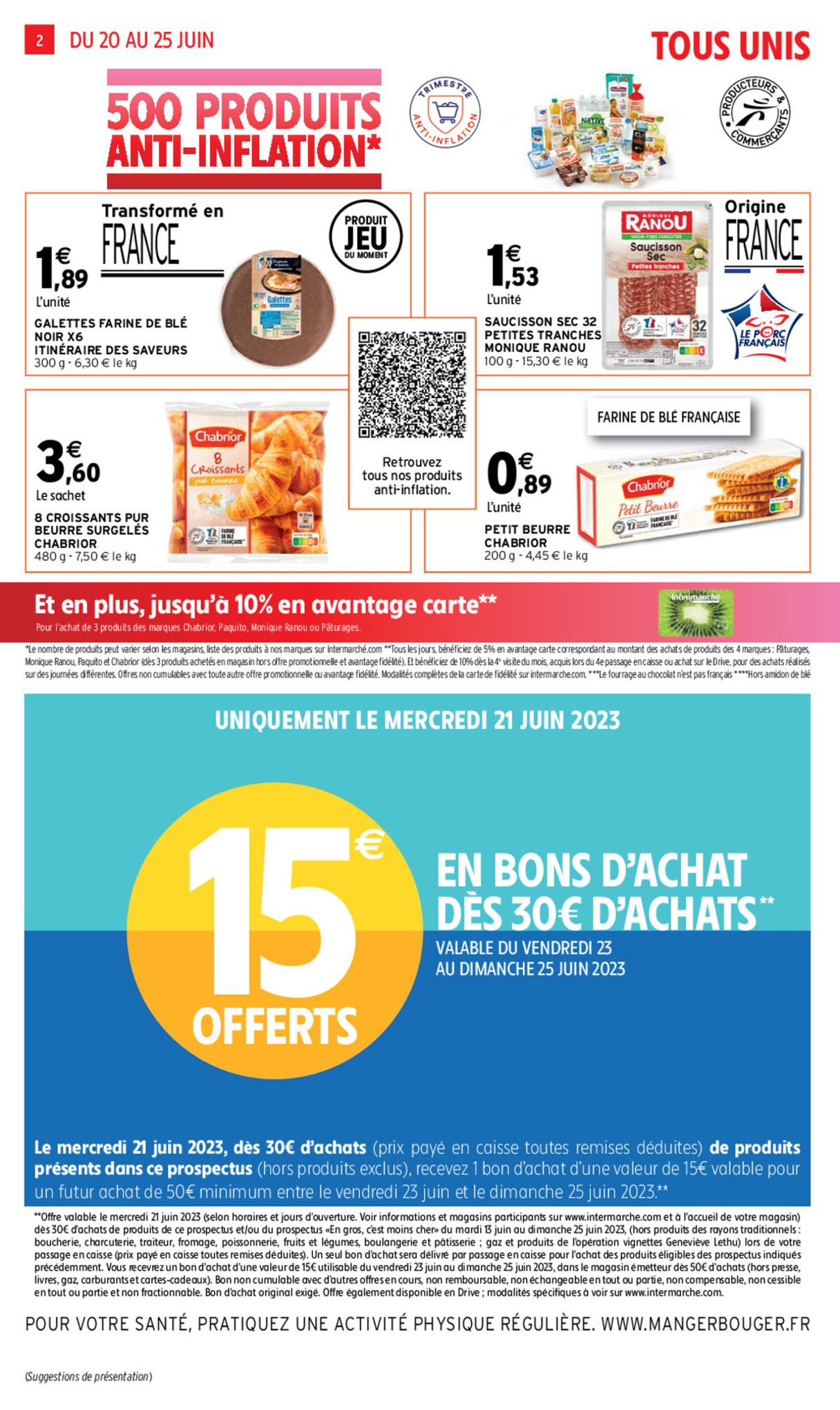 Catalogue Intermarché 20 – 25 Juin 2023 Page 2