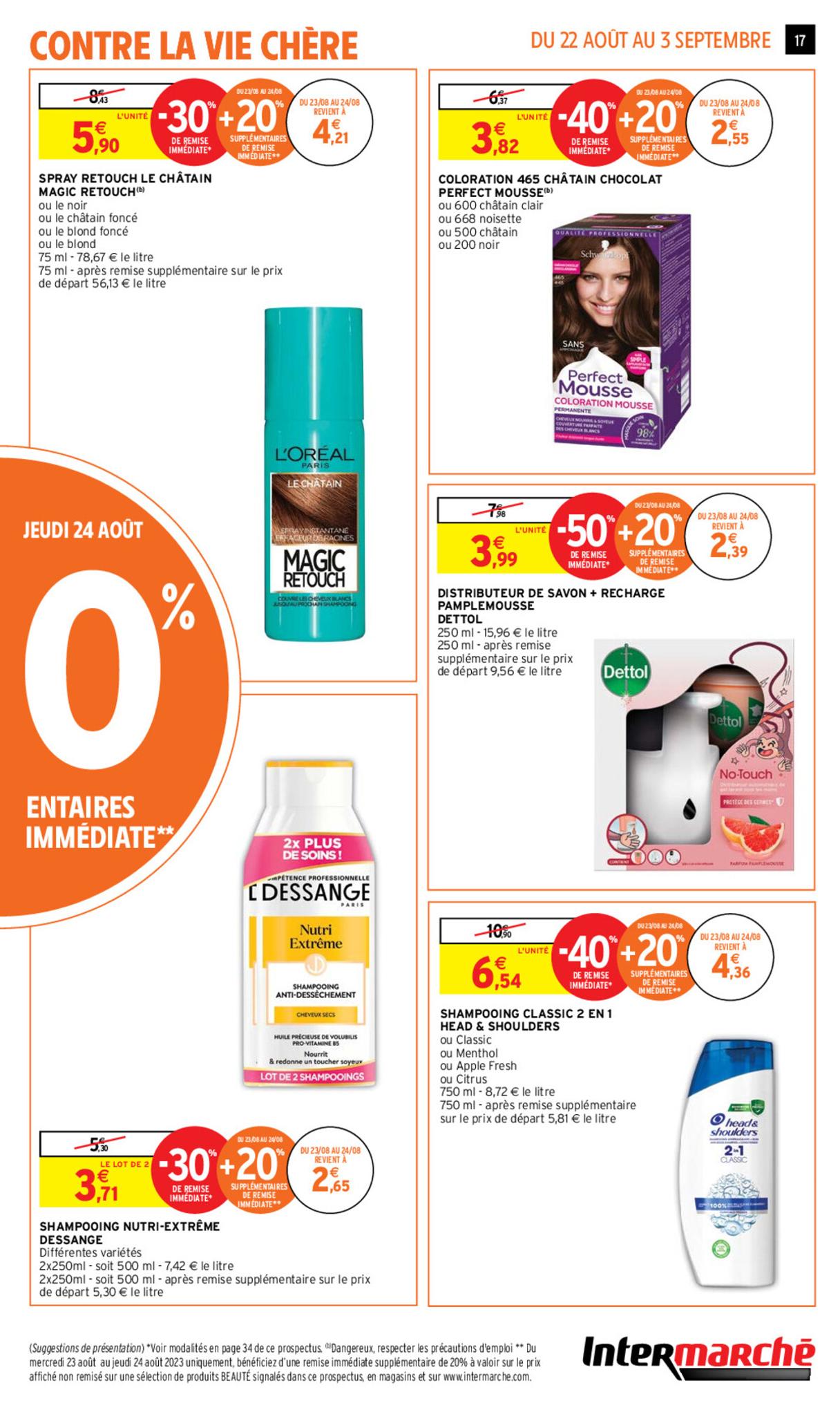 Catalogue Intermarché 22 Août – 3 Septembre 2023 Page 17