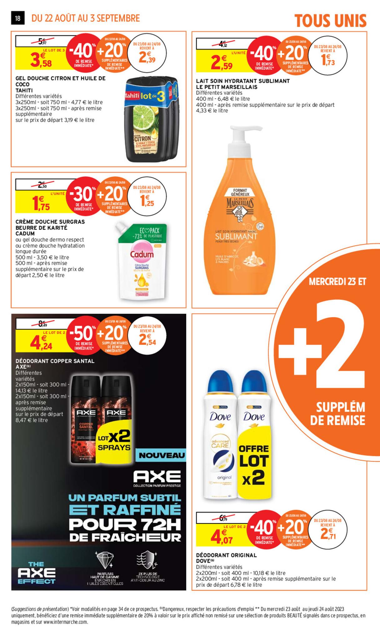 Catalogue Intermarché 22 Août – 3 Septembre 2023 Page 18