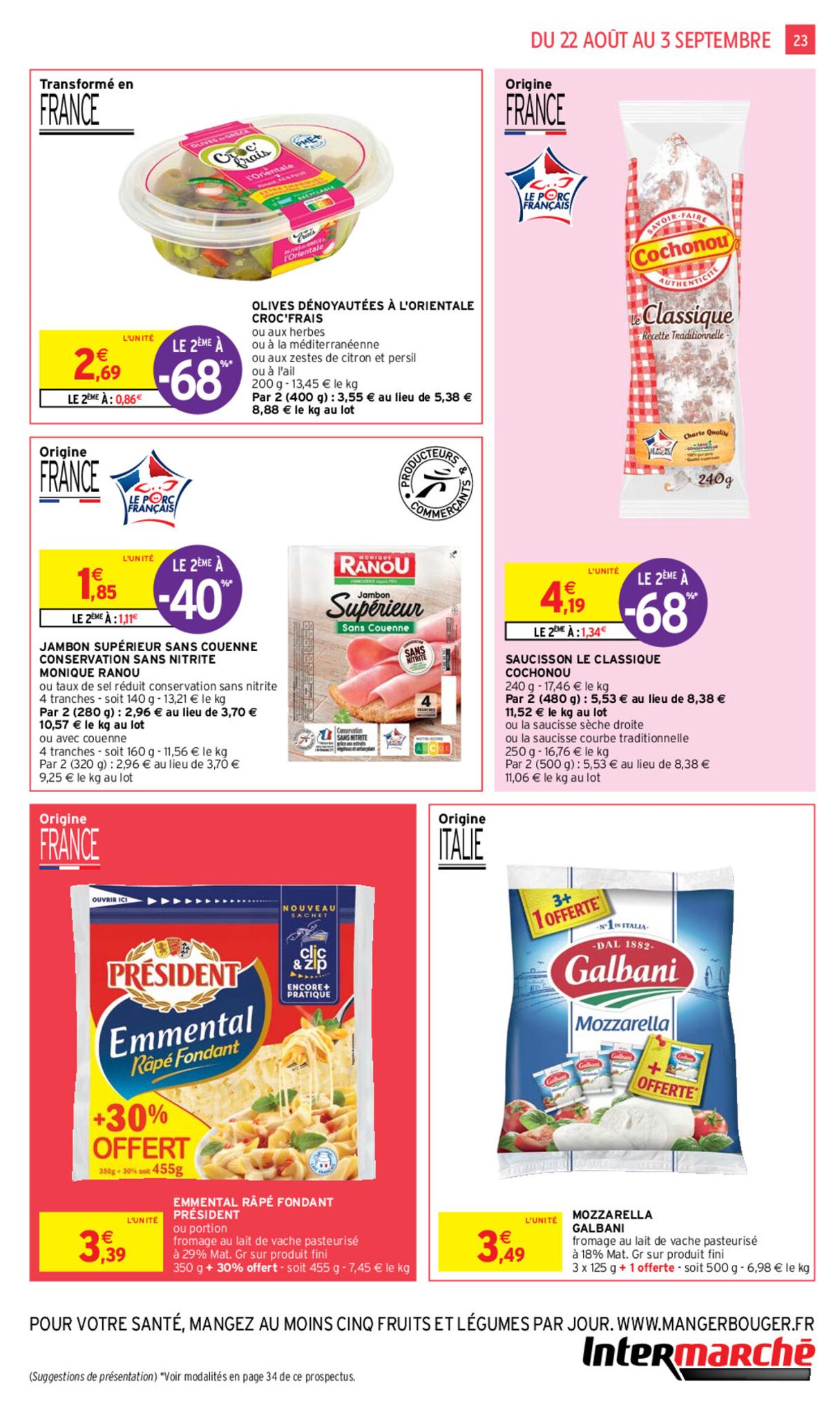 Catalogue Intermarché 22 Août – 3 Septembre 2023 Page 23