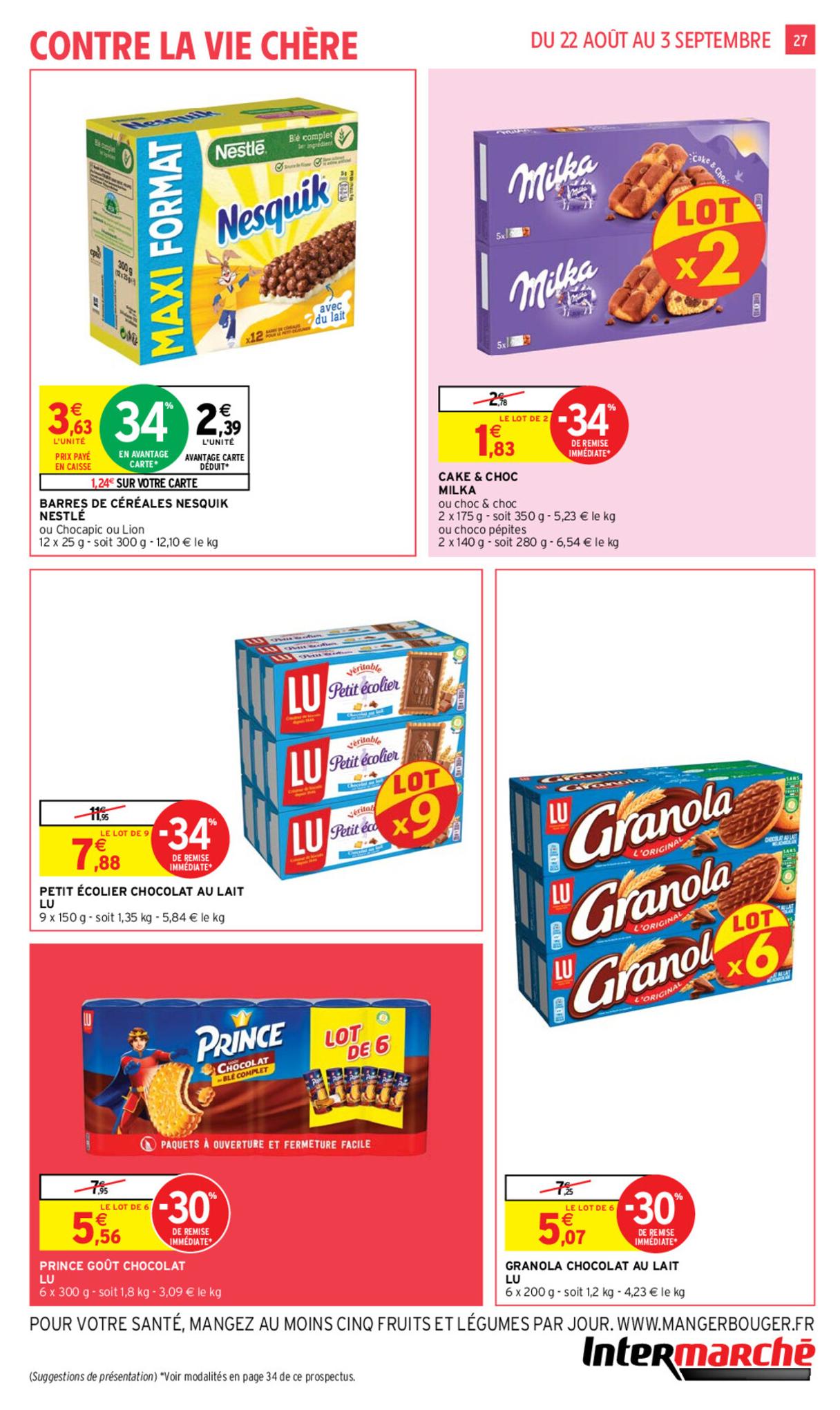 Catalogue Intermarché 22 Août – 3 Septembre 2023 Page 27
