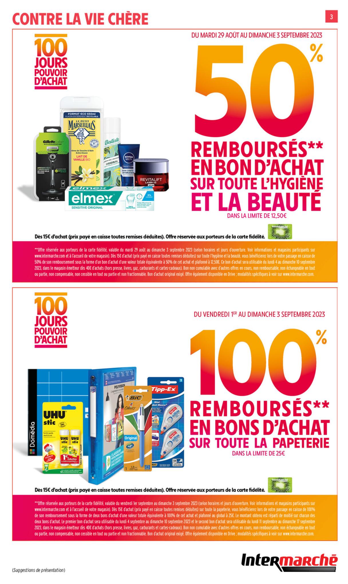 Catalogue Intermarché 22 Août – 3 Septembre 2023 Page 3