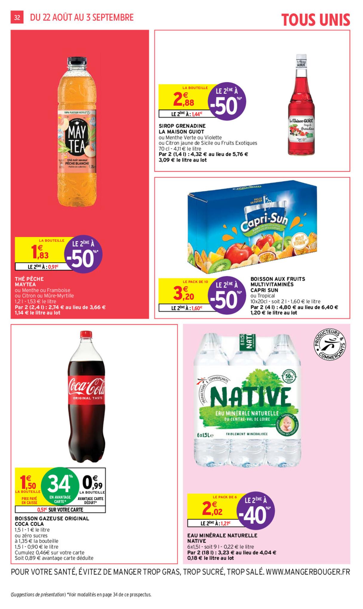 Catalogue Intermarché 22 Août – 3 Septembre 2023 Page 32