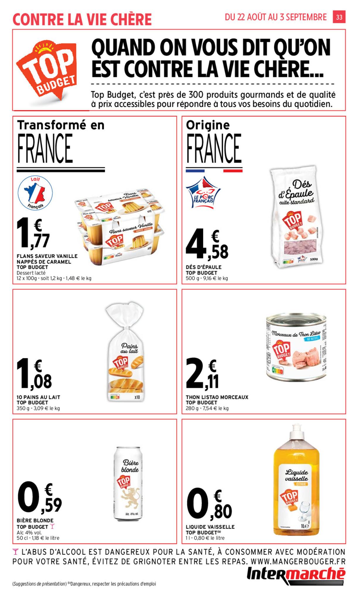 Catalogue Intermarché 22 Août – 3 Septembre 2023 Page 33