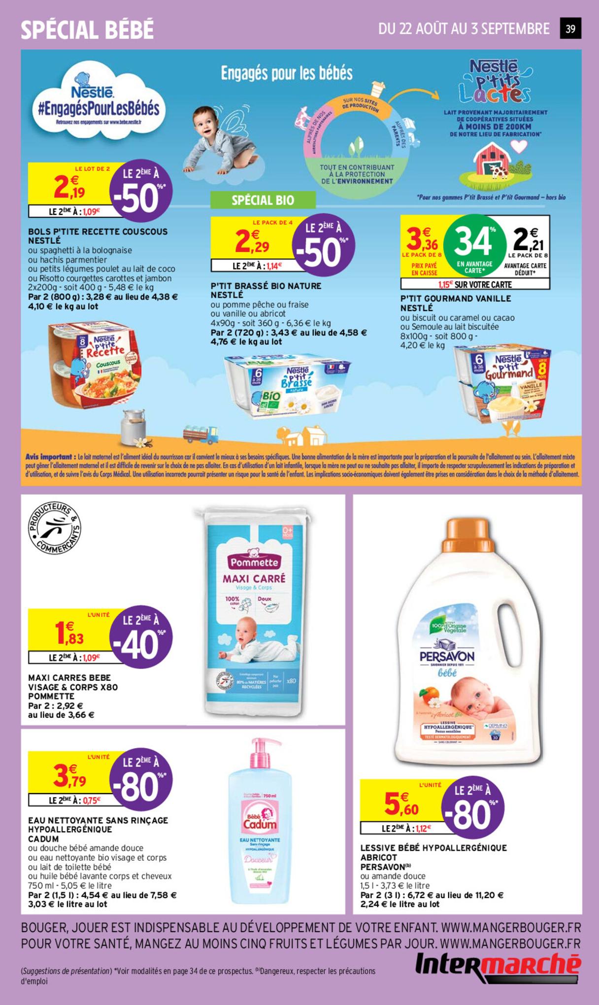Catalogue Intermarché 22 Août – 3 Septembre 2023 Page 39