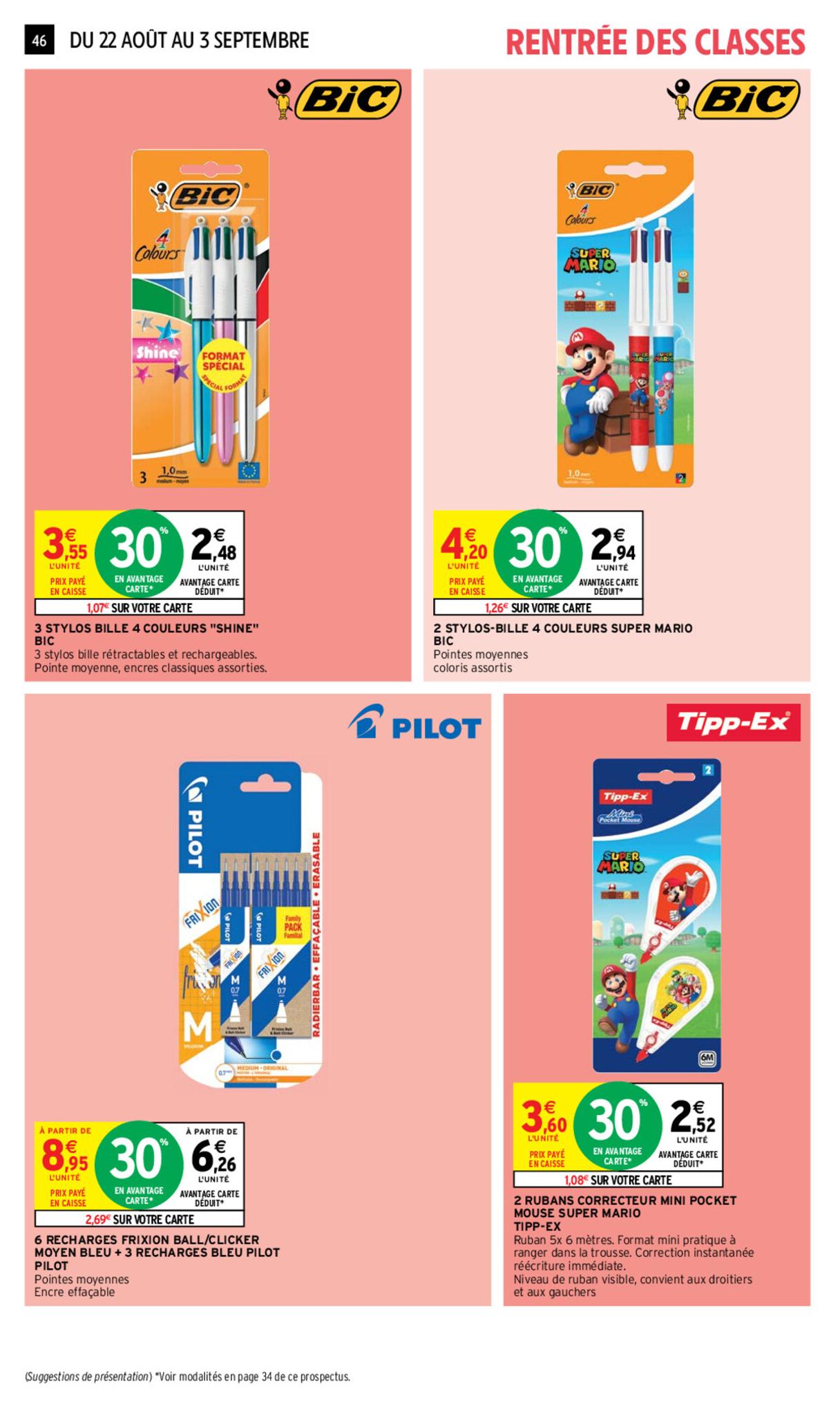 Catalogue Intermarché 22 Août – 3 Septembre 2023 Page 46