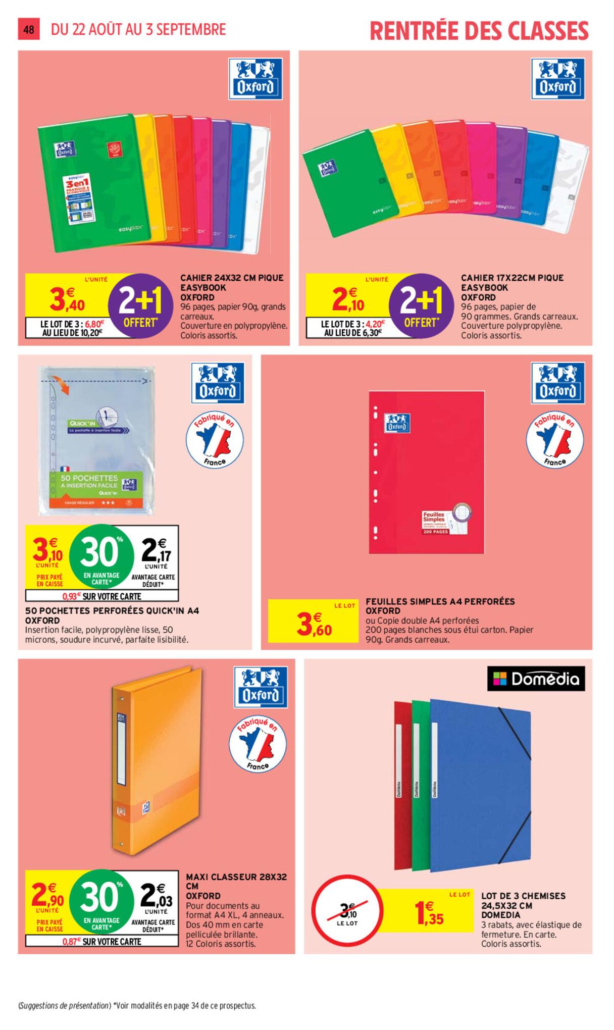 Catalogue Intermarché 22 Août – 3 Septembre 2023 Page 48