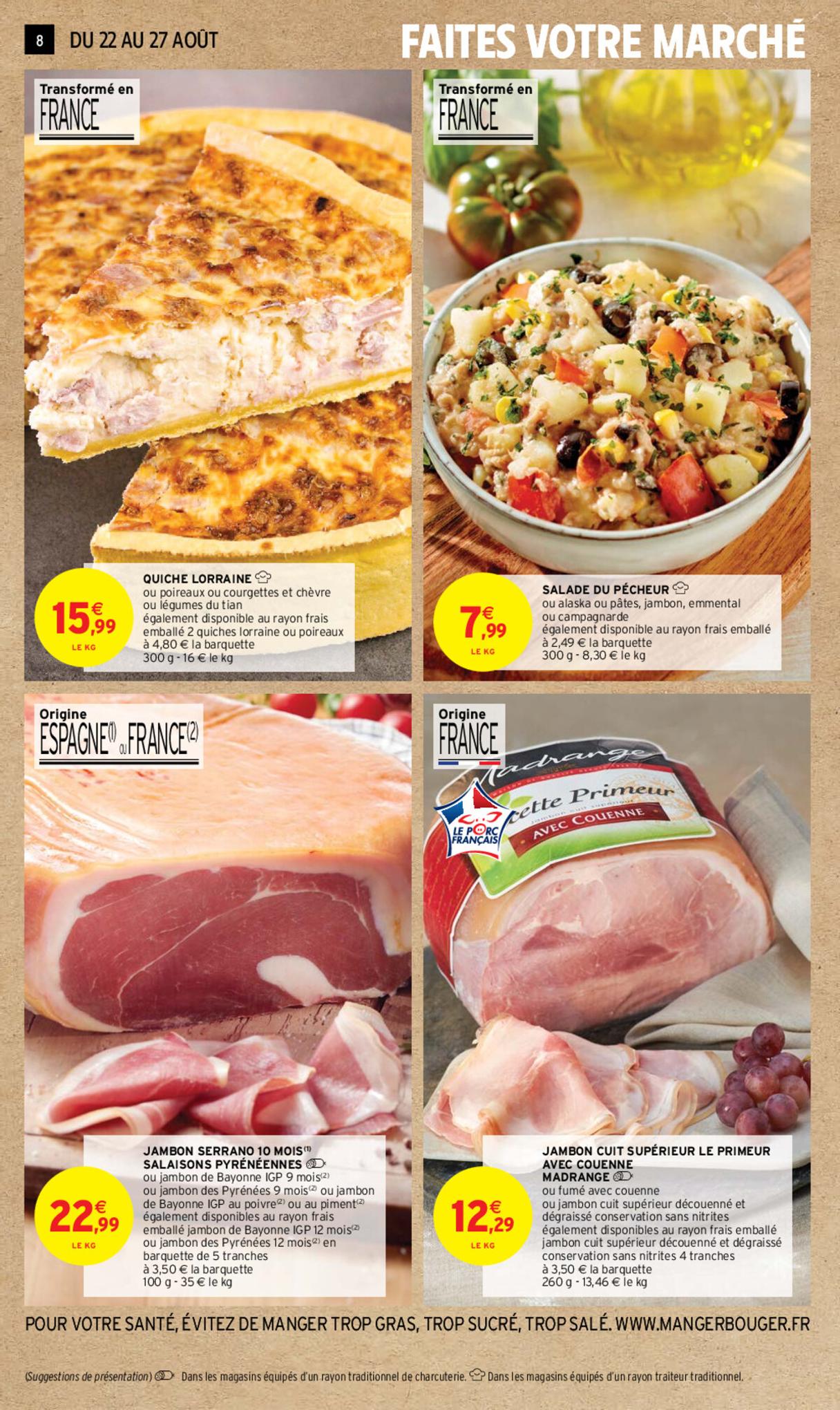 Catalogue Intermarché 22 Août – 3 Septembre 2023 Page 8