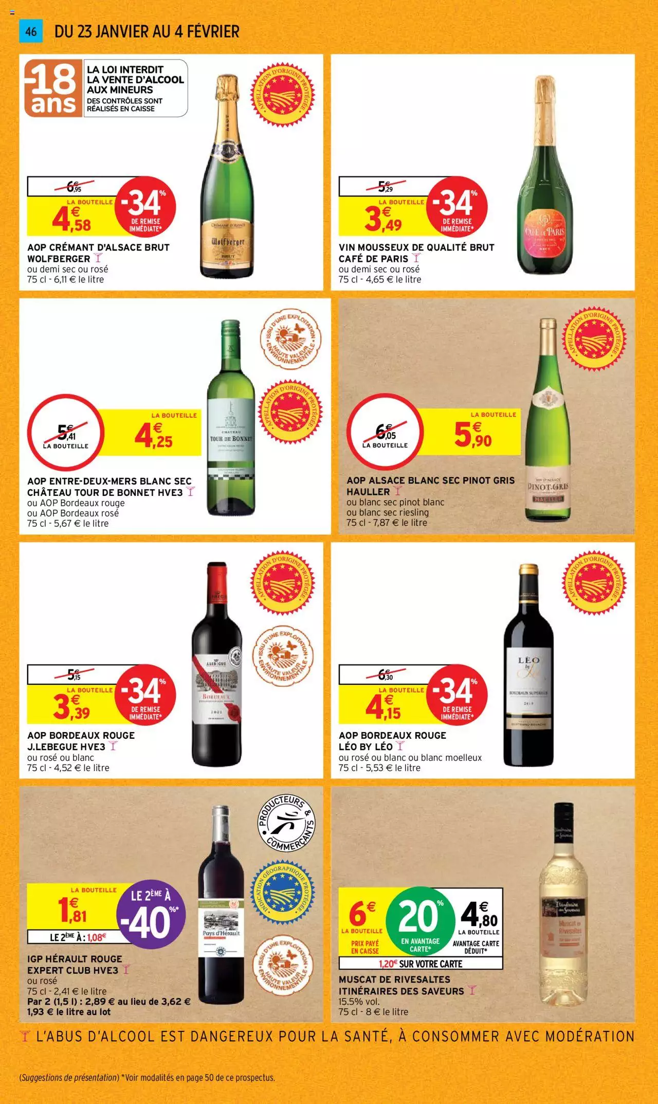 Catalogue Intermarché 23 Jan – 4 Fev 2024 Page 46