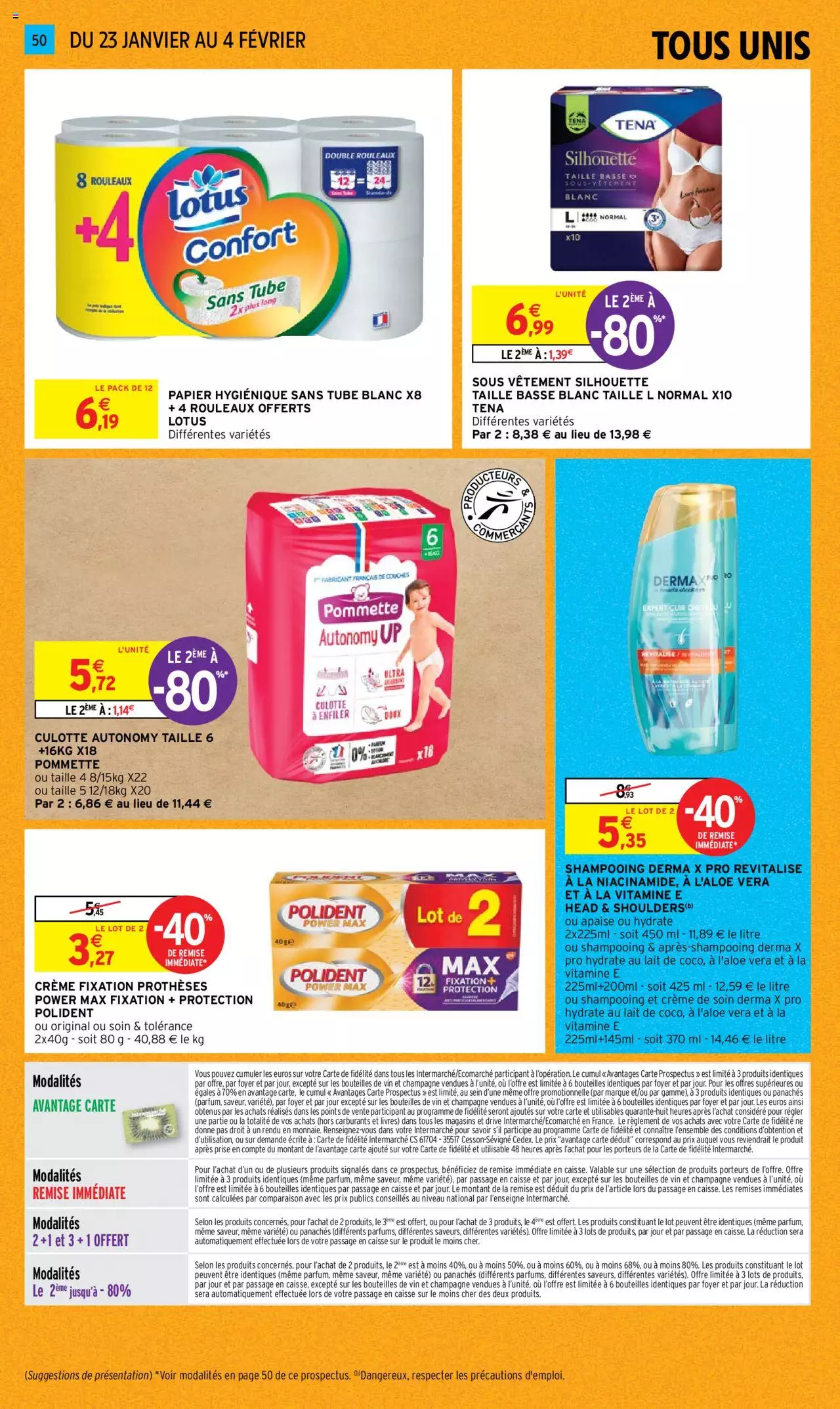 Catalogue Intermarché 23 Jan – 4 Fev 2024 Page 50