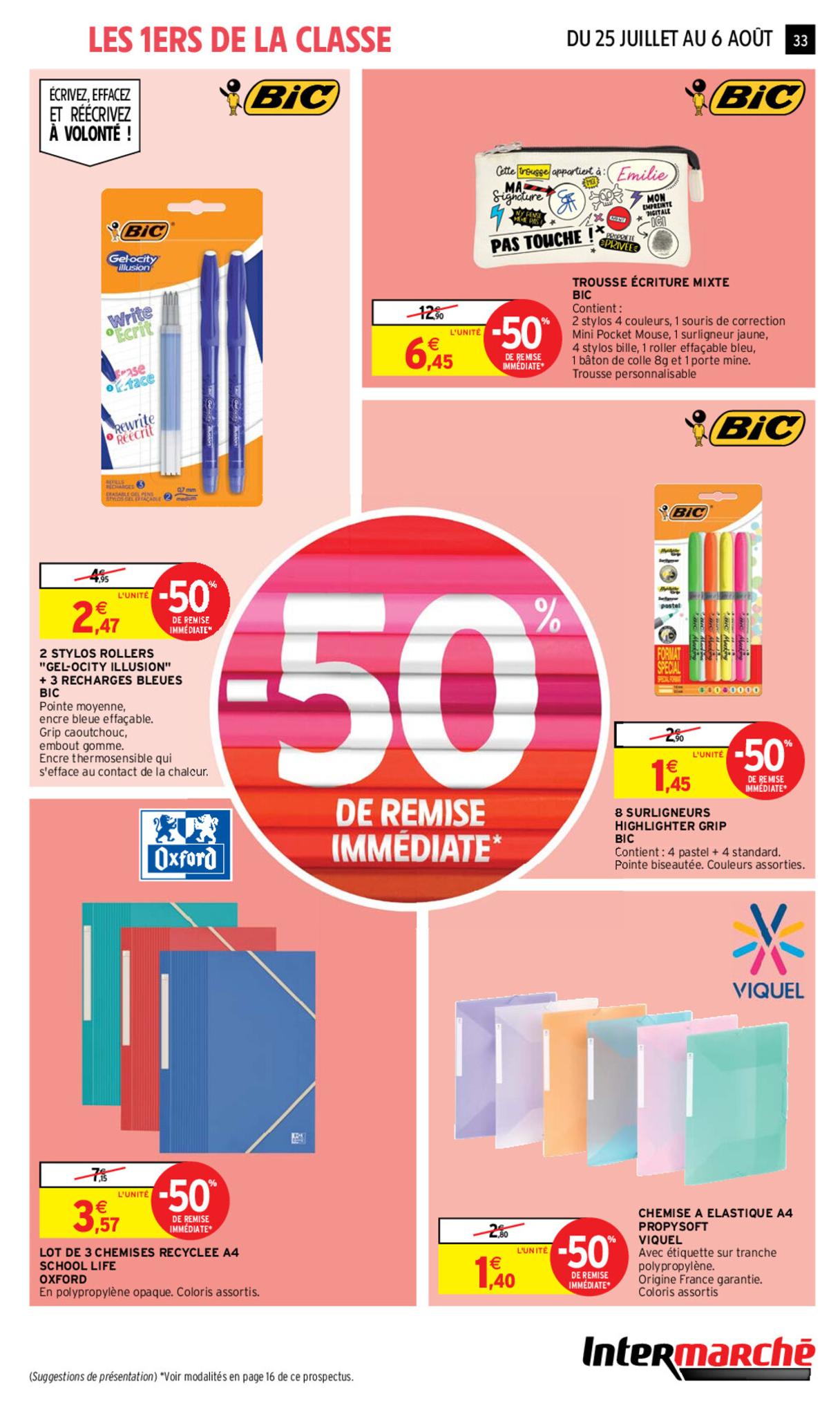 Catalogue Intermarché 25 Juillet – 6 Août 2023 Page 33