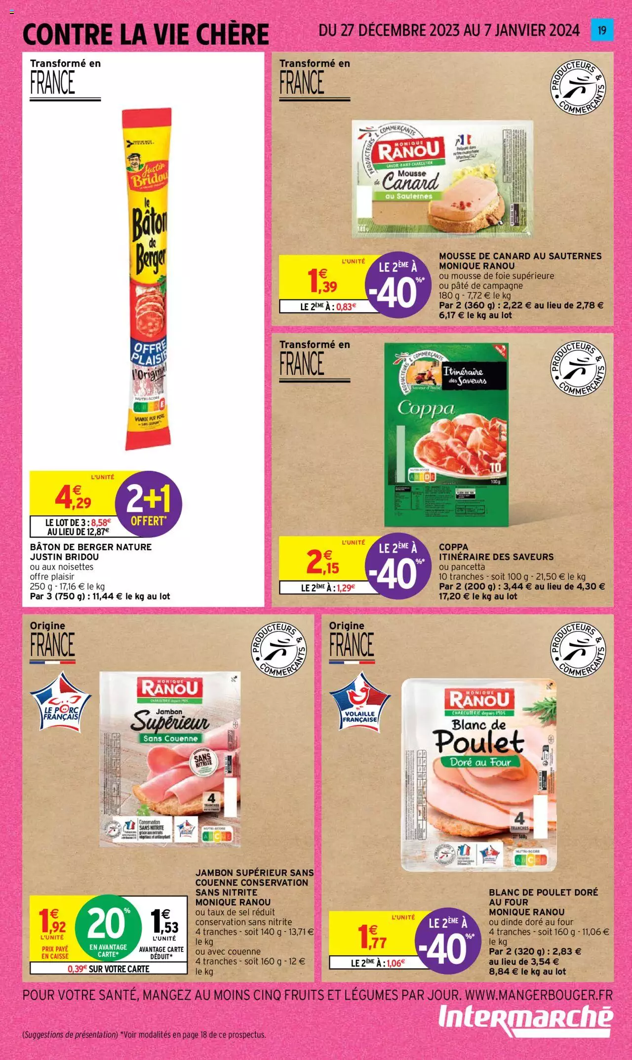 Catalogue Intermarché 27 Dec – 7 Jan 2024 Page 19