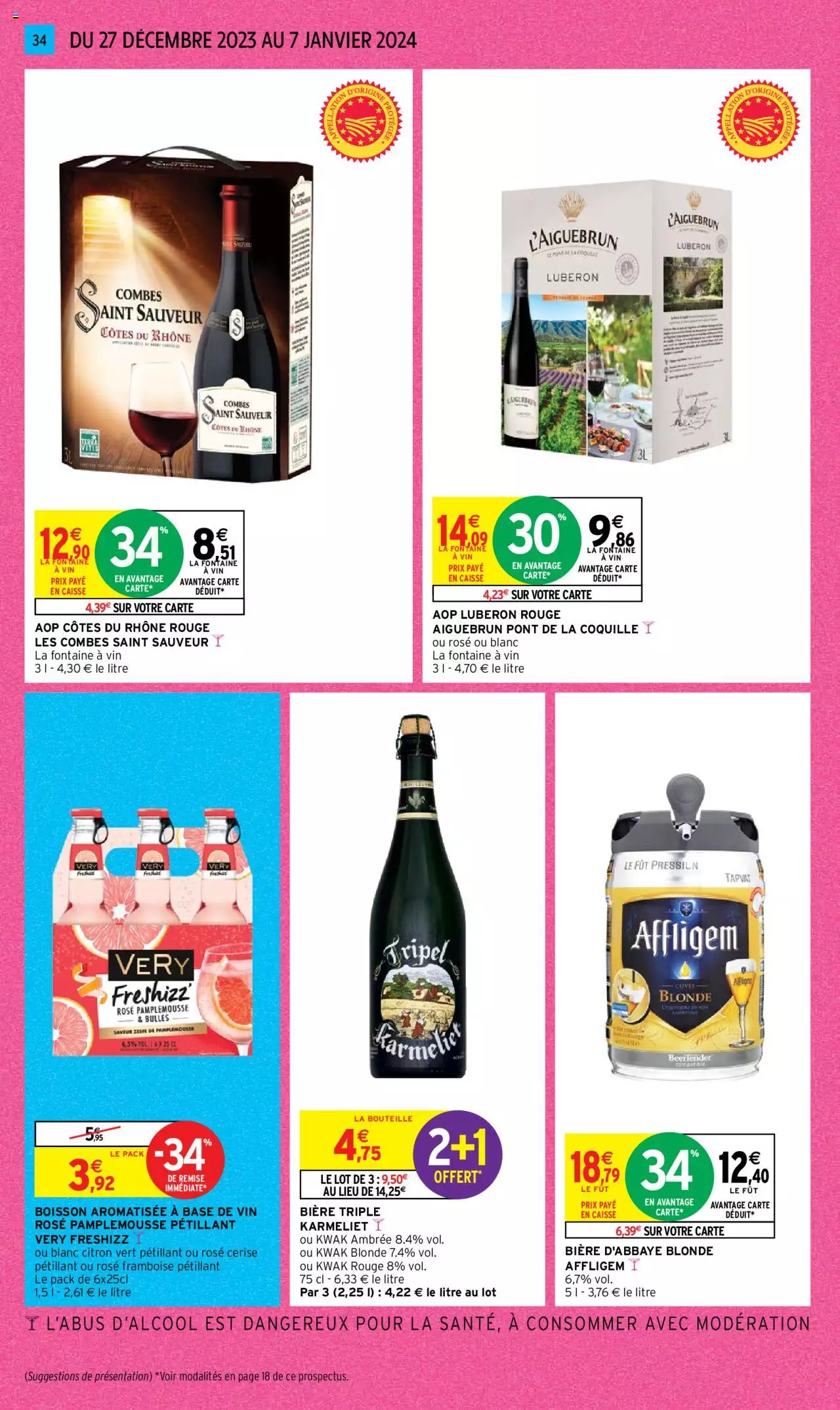 Catalogue Intermarché 27 Dec – 7 Jan 2024 Page 34