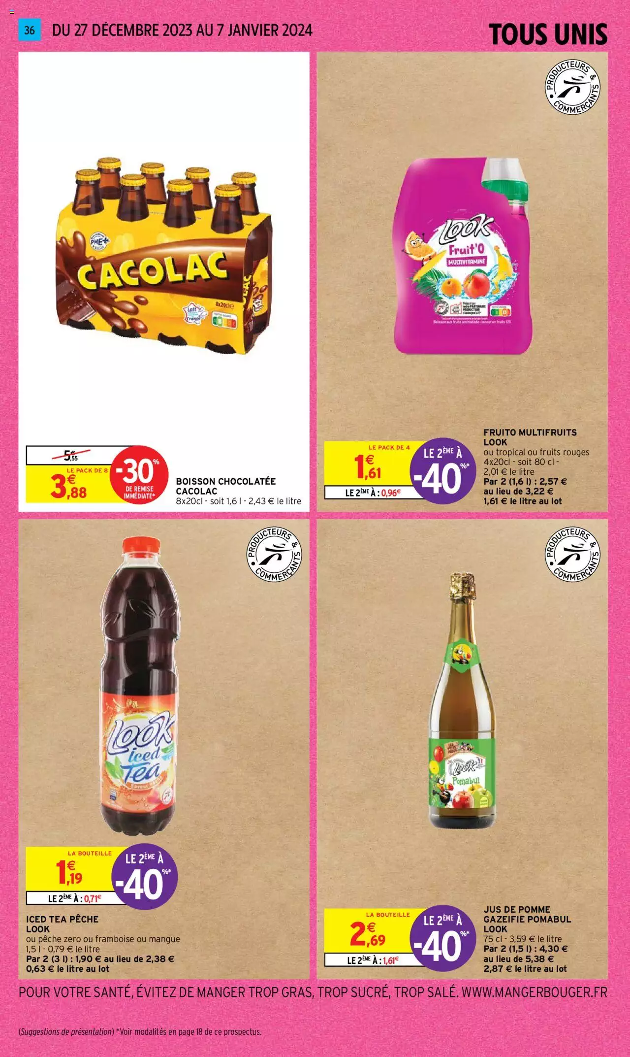 Catalogue Intermarché 27 Dec – 7 Jan 2024 Page 36