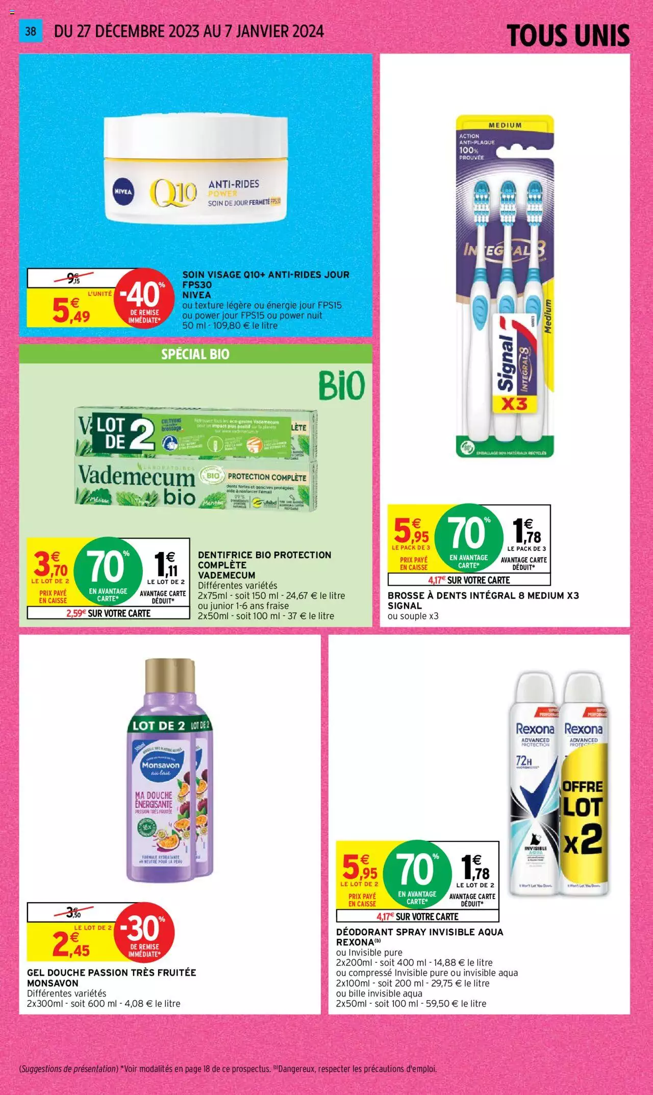 Catalogue Intermarché 27 Dec – 7 Jan 2024 Page 38