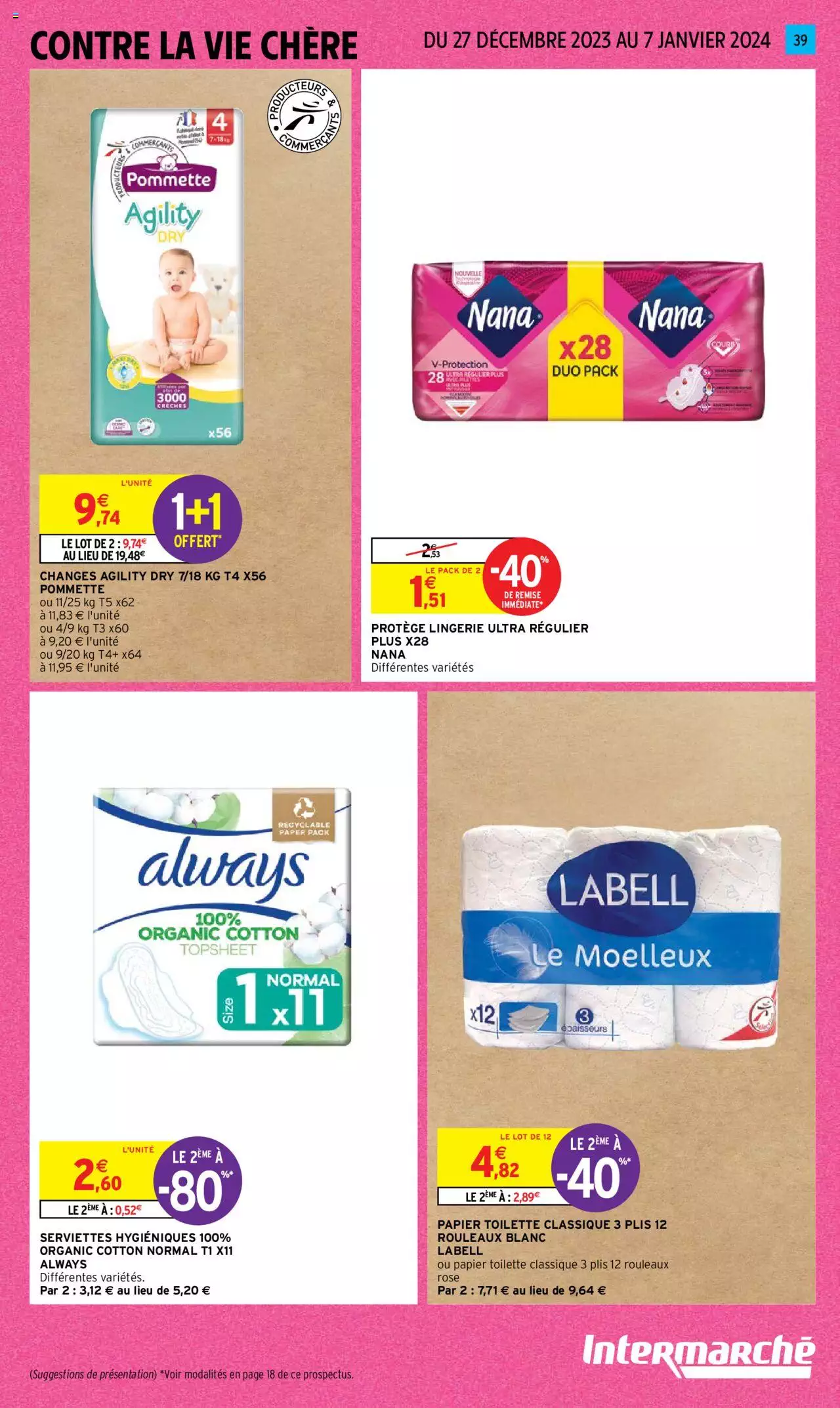 Catalogue Intermarché 27 Dec – 7 Jan 2024 Page 39
