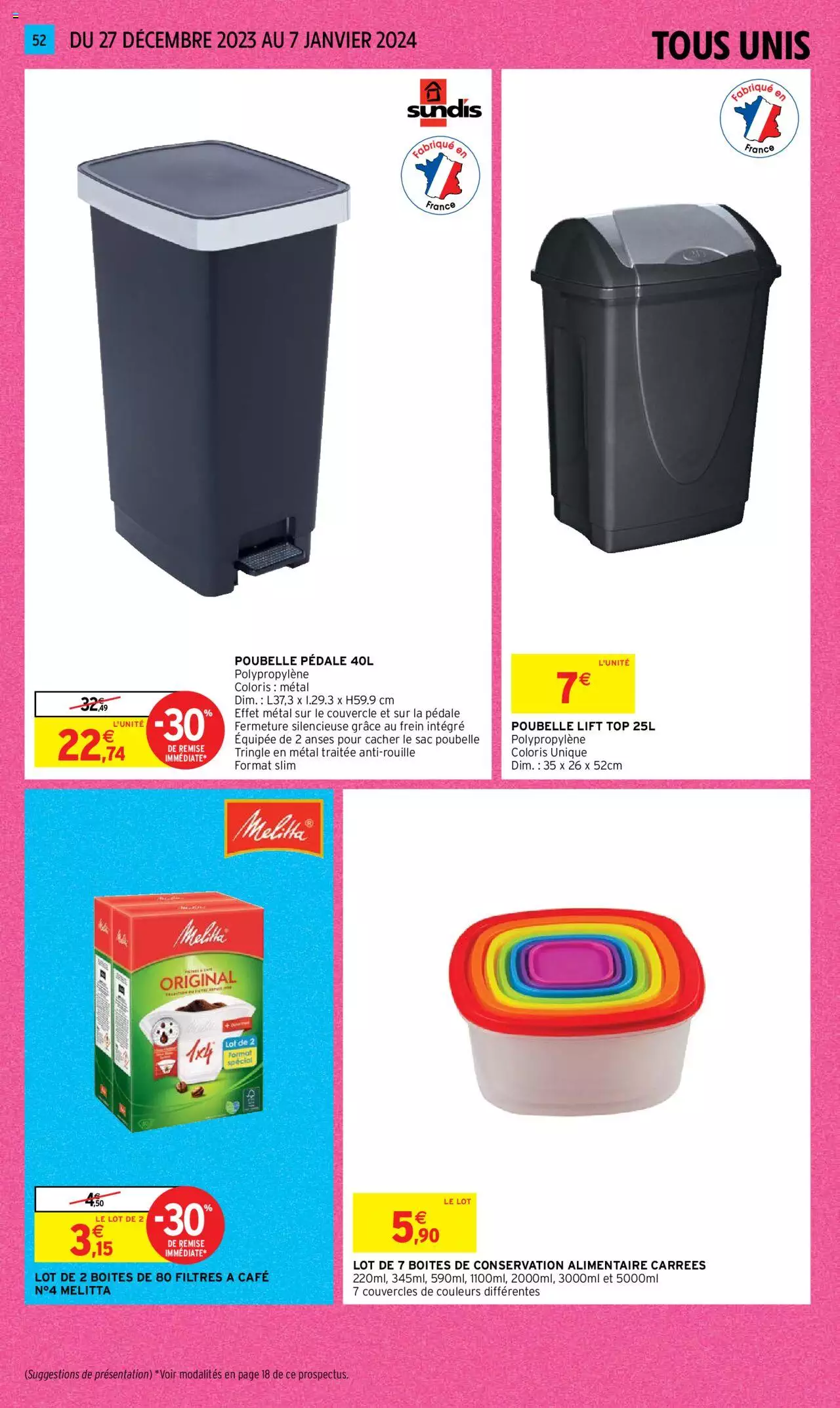 Catalogue Intermarché 27 Dec – 7 Jan 2024 Page 52