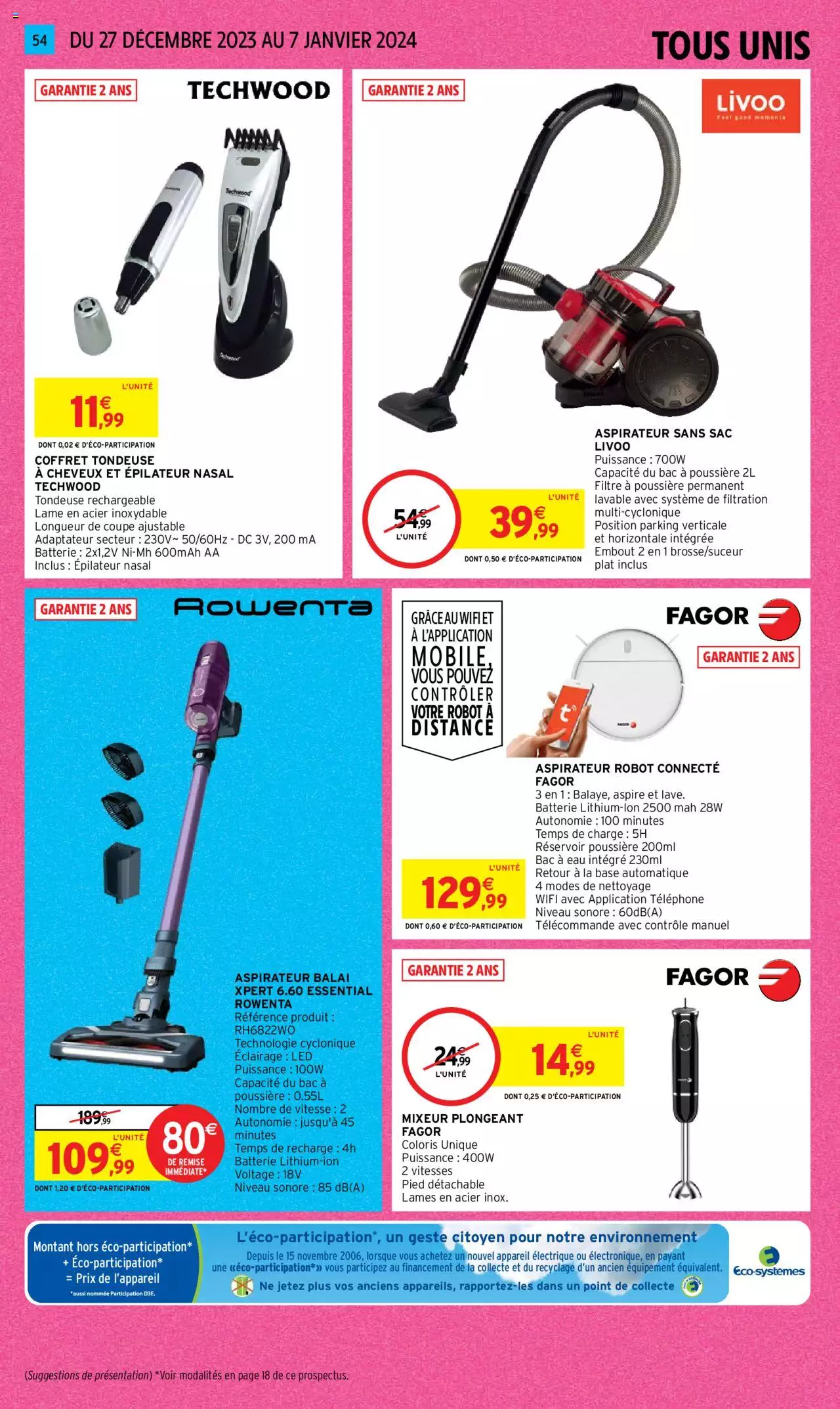 Catalogue Intermarché 27 Dec – 7 Jan 2024 Page 54