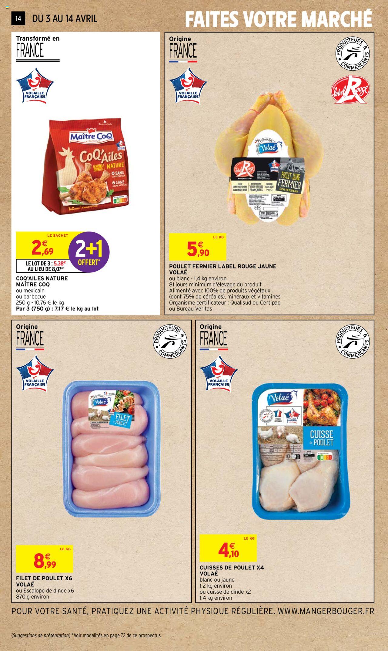 Catalogue Intermarché 3 – 14 Avril 2024 Page 14