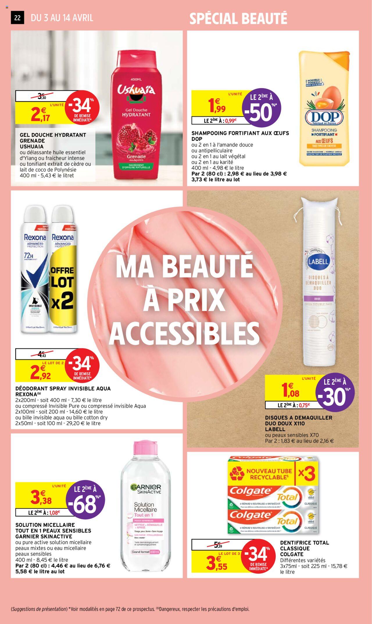 Catalogue Intermarché 3 – 14 Avril 2024 Page 22