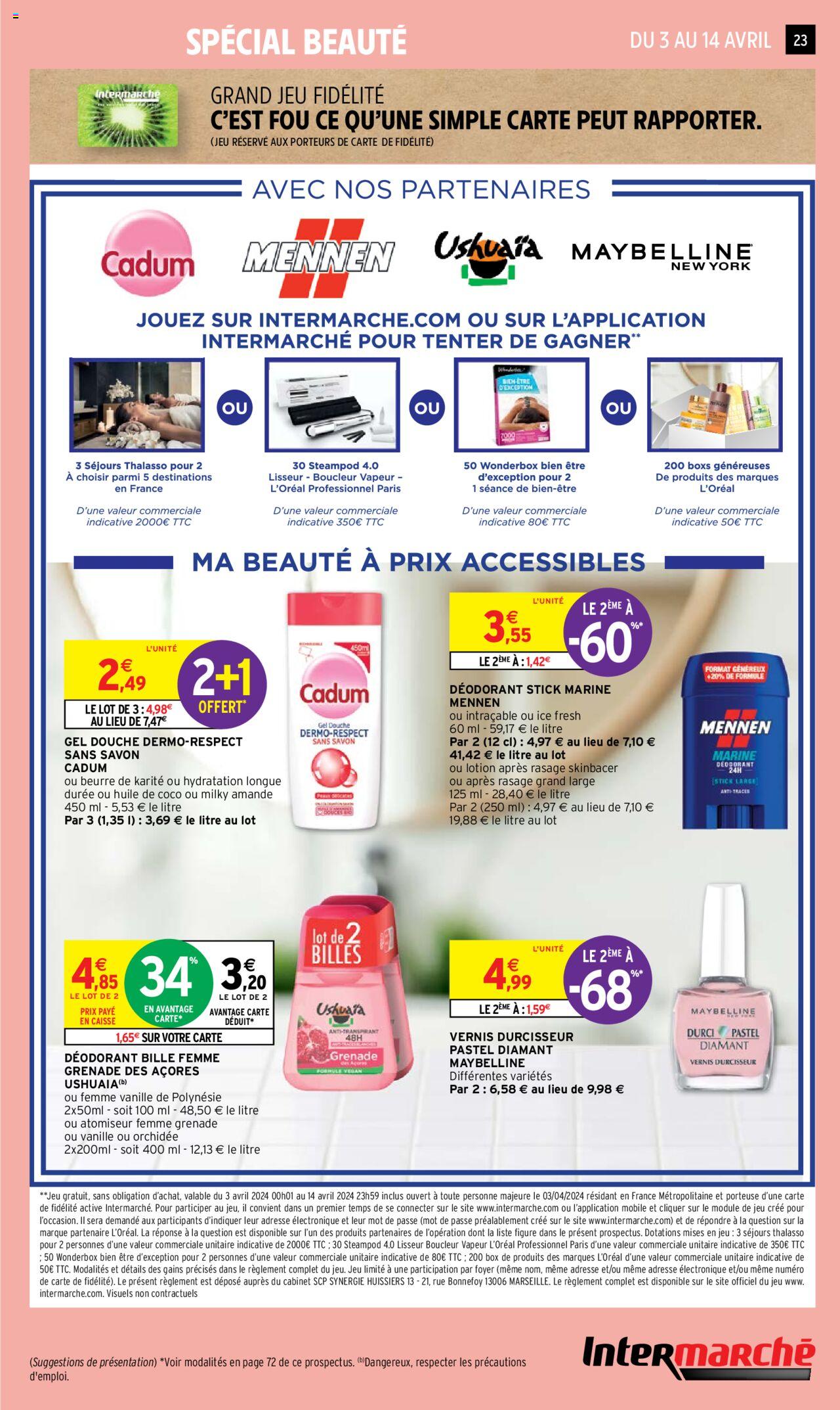 Catalogue Intermarché 3 – 14 Avril 2024 Page 23