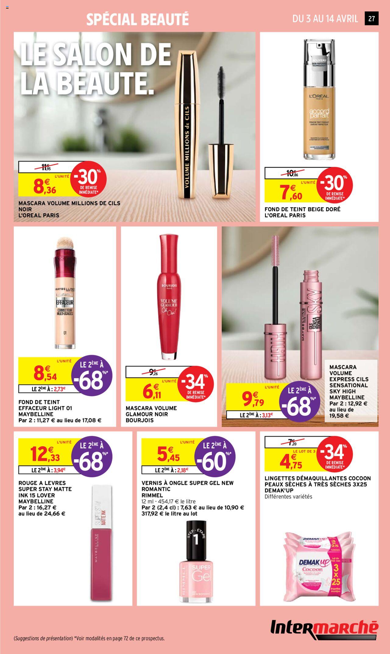 Catalogue Intermarché 3 – 14 Avril 2024 Page 27