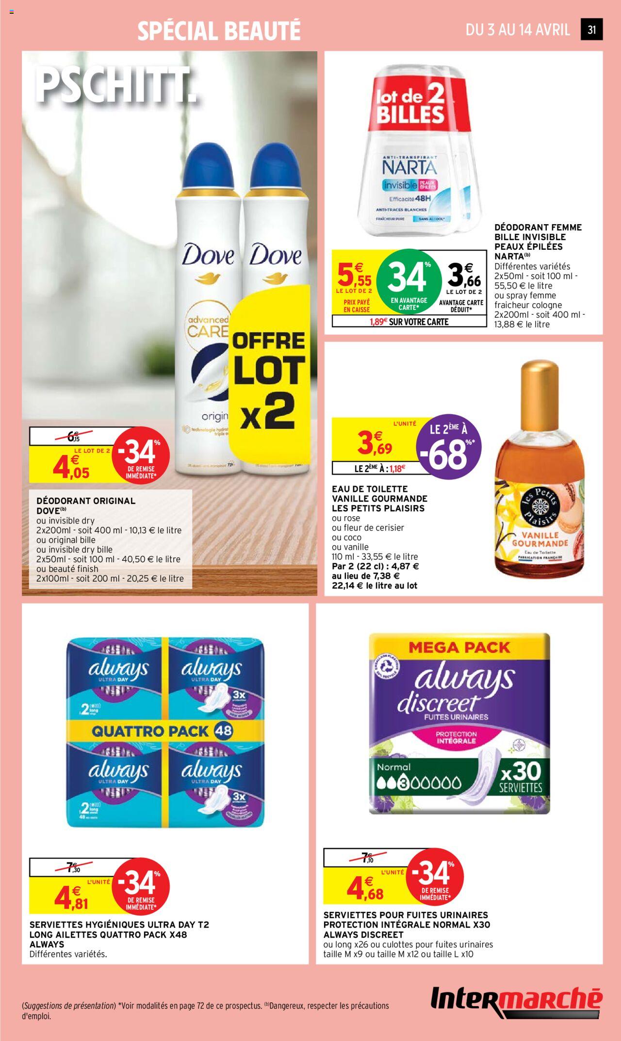 Catalogue Intermarché 3 – 14 Avril 2024 Page 31
