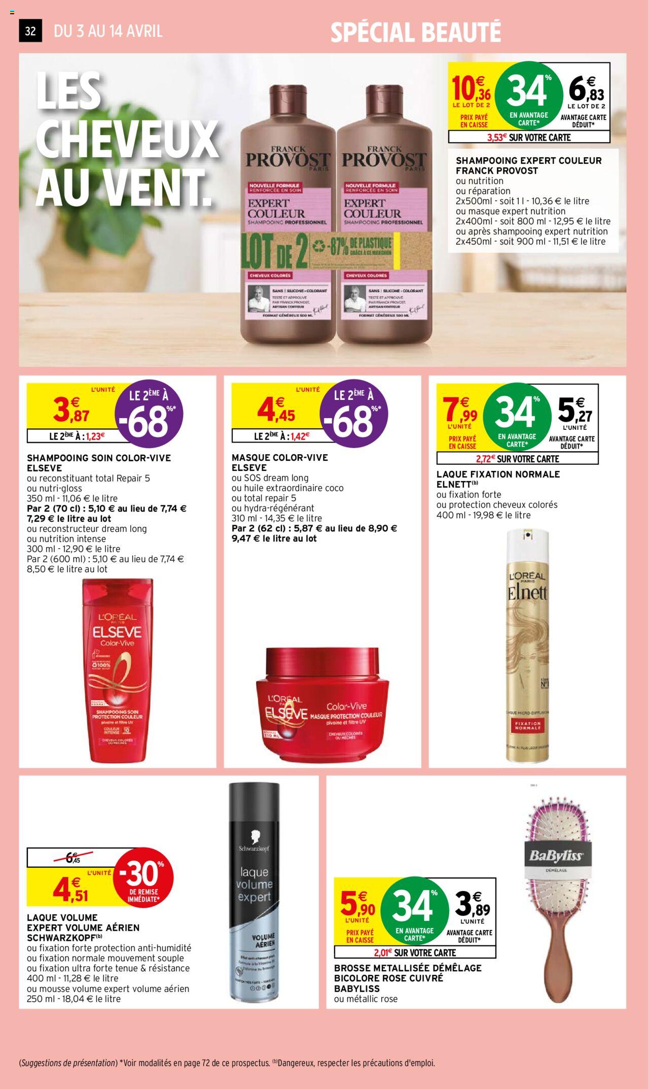 Catalogue Intermarché 3 – 14 Avril 2024 Page 32