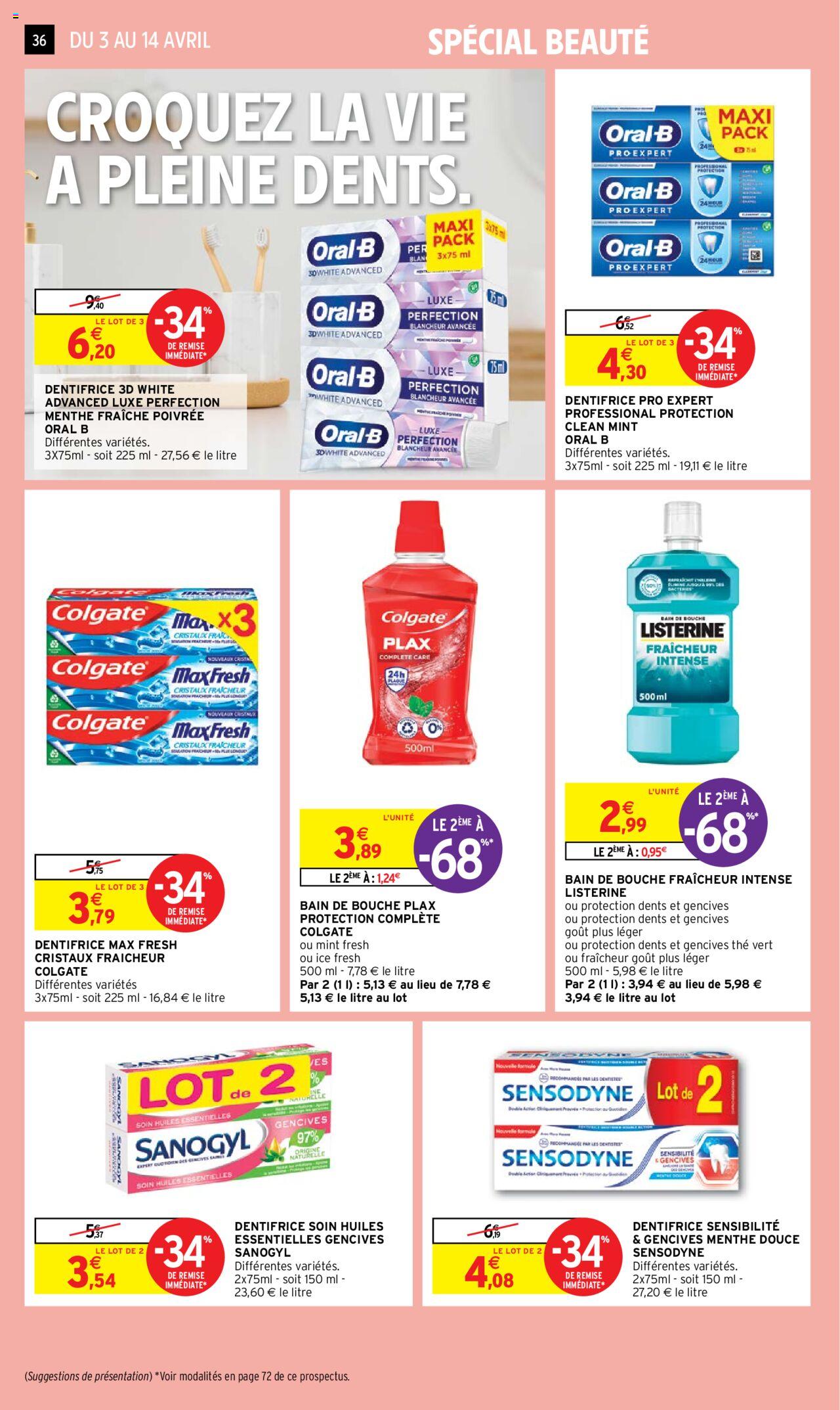 Catalogue Intermarché 3 – 14 Avril 2024 Page 36