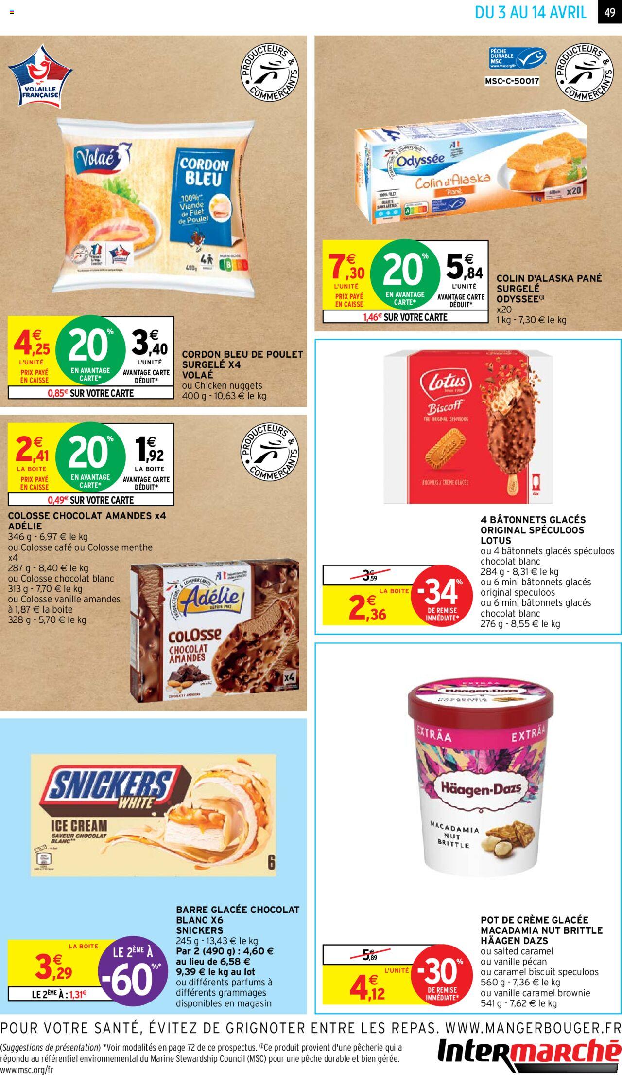 Catalogue Intermarché 3 – 14 Avril 2024 Page 49