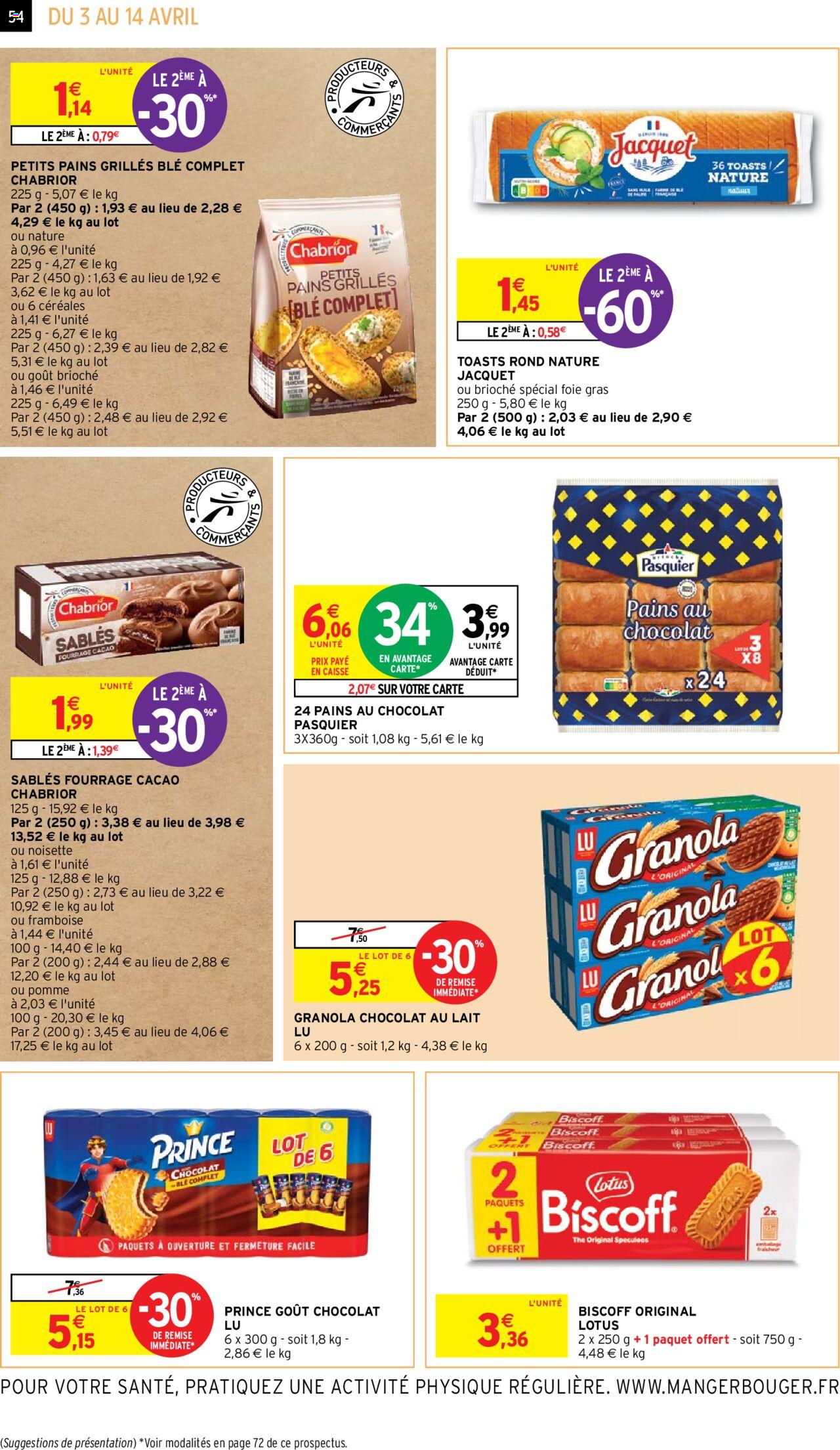 Catalogue Intermarché 3 – 14 Avril 2024 Page 54