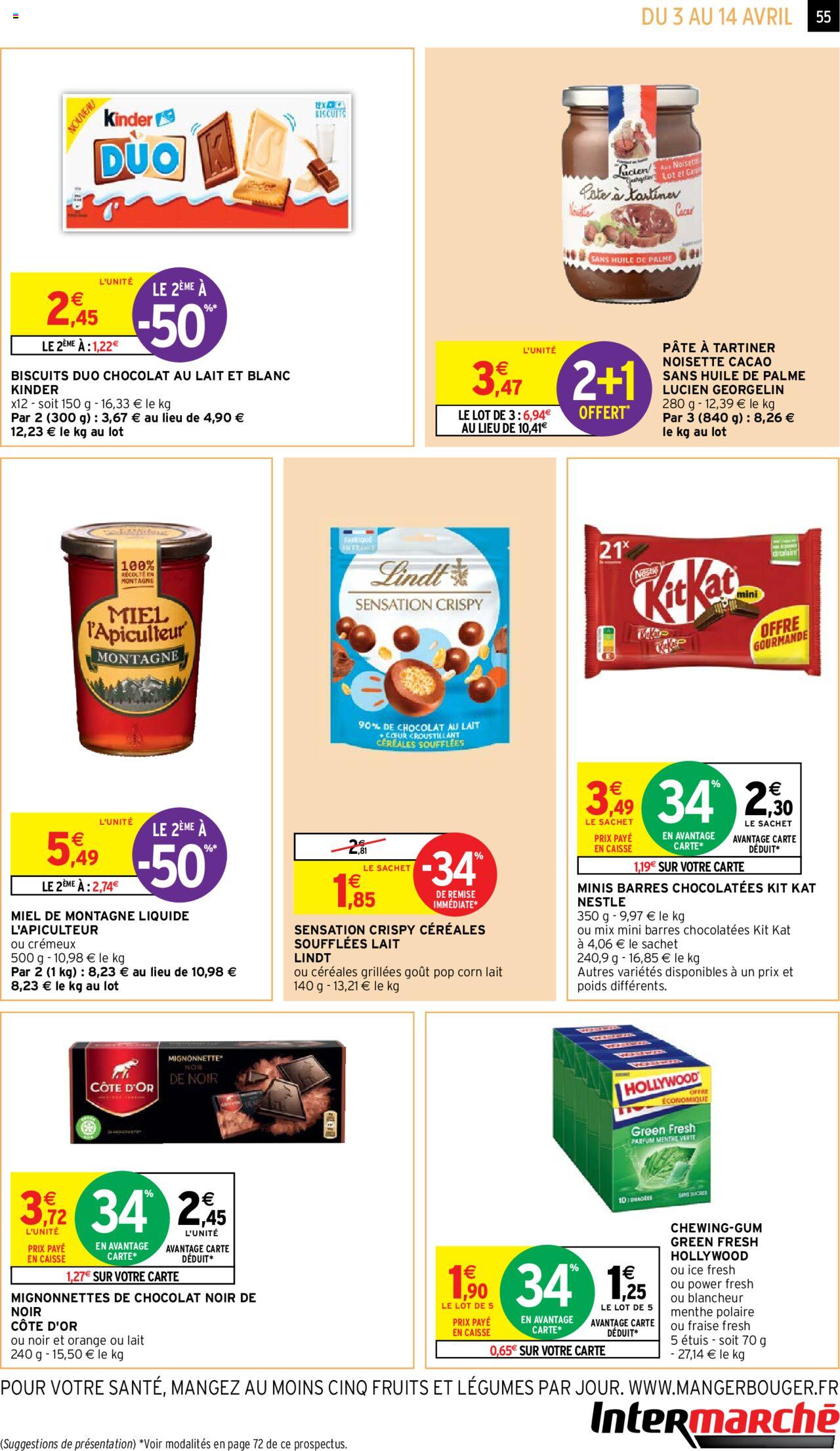 Catalogue Intermarché 3 – 14 Avril 2024 Page 55