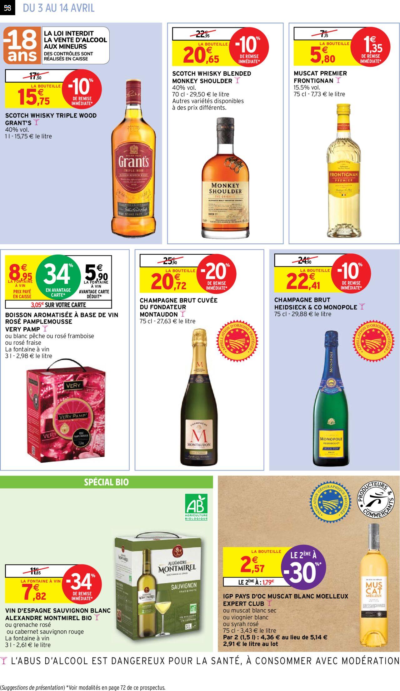 Catalogue Intermarché 3 – 14 Avril 2024 Page 58