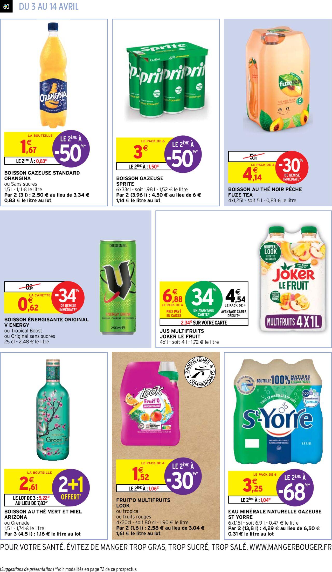 Catalogue Intermarché 3 – 14 Avril 2024 Page 60