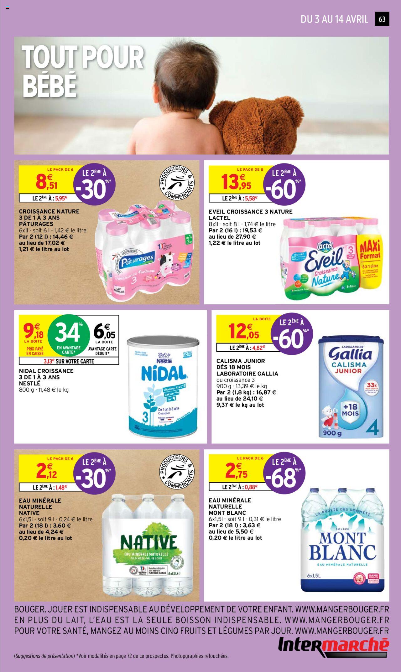 Catalogue Intermarché 3 – 14 Avril 2024 Page 63