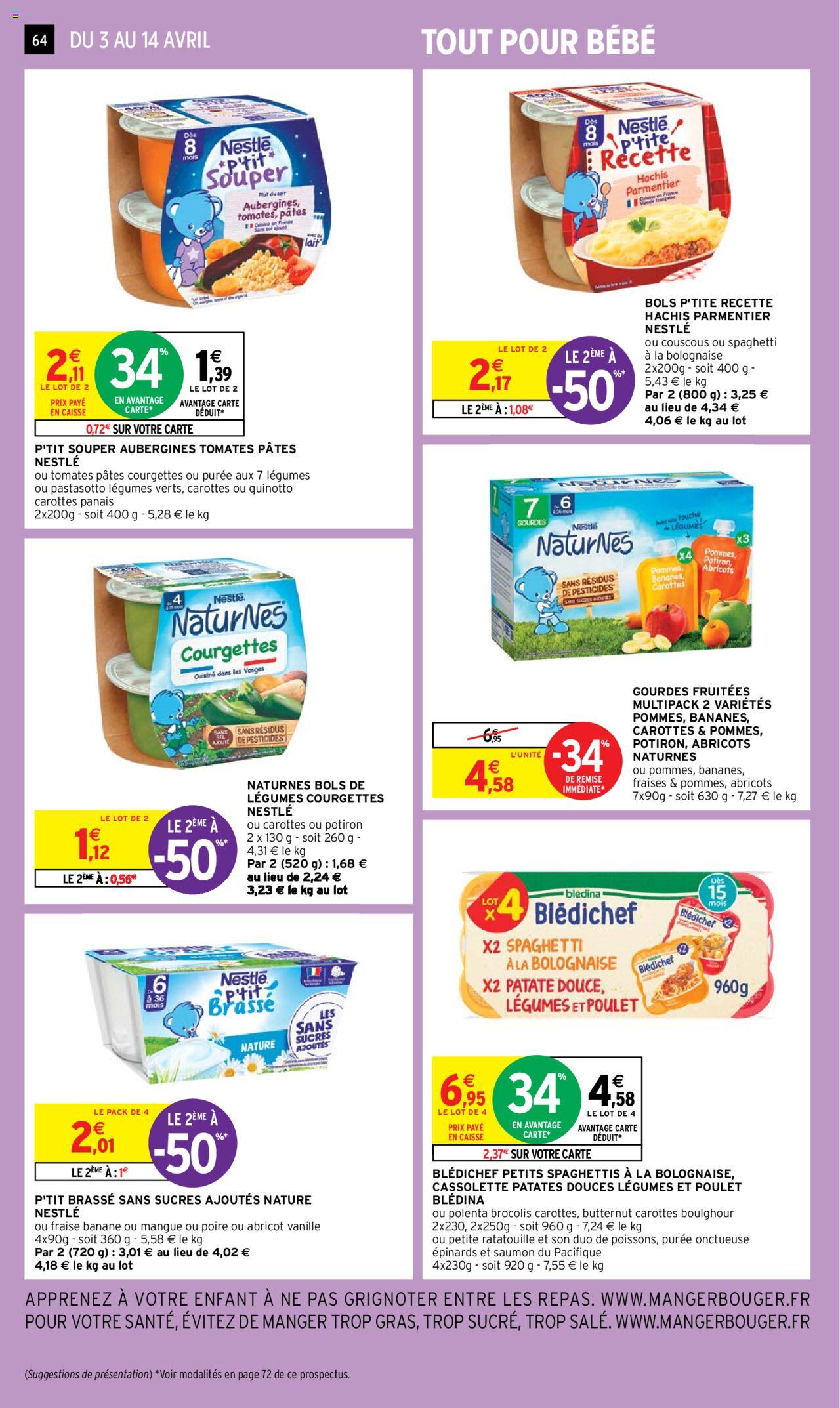 Catalogue Intermarché 3 – 14 Avril 2024 Page 64